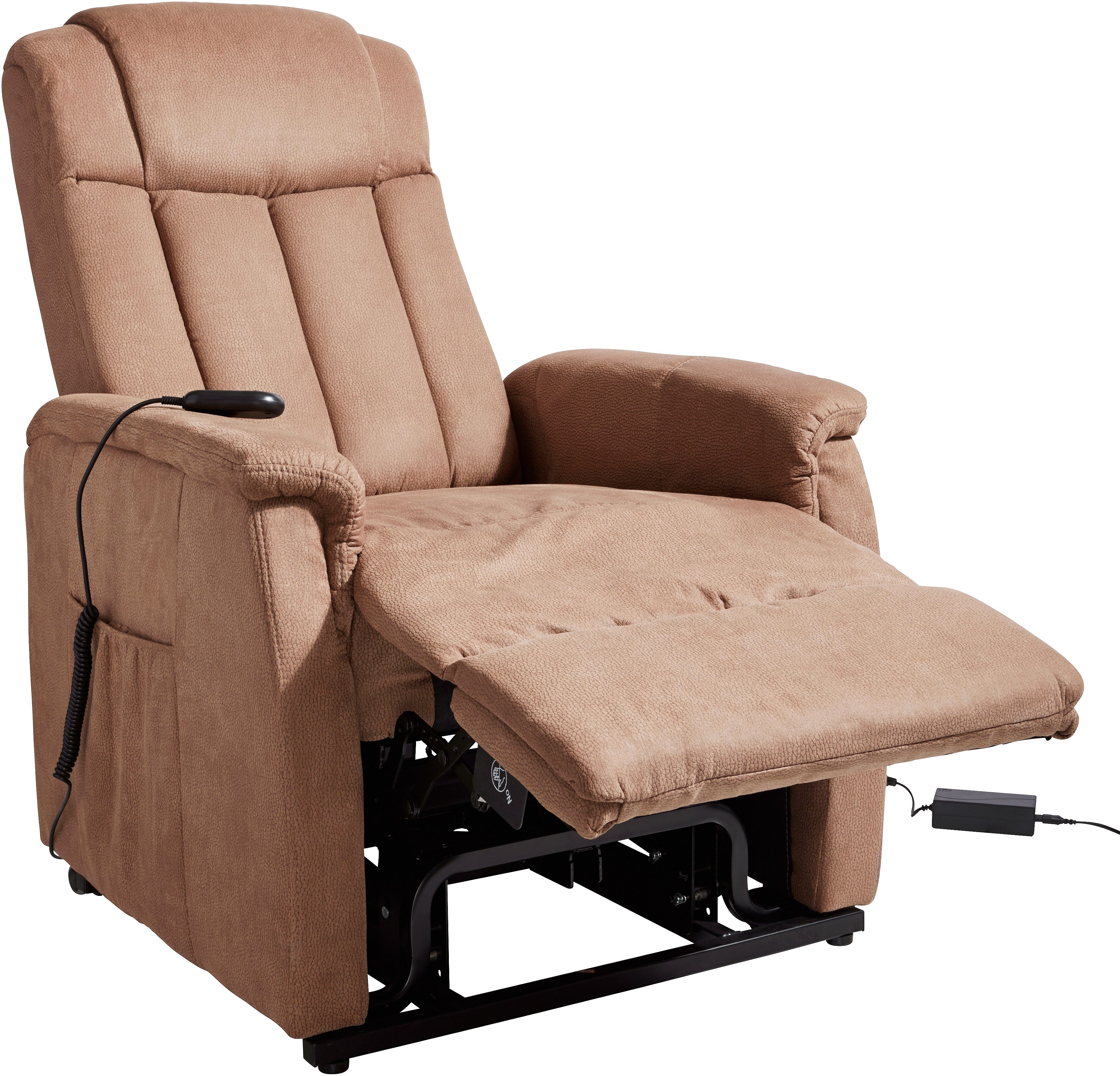 Duo Collection Relaxfauteuil Delphi met elektrische opstahulp Relaxfunctie en pocketveren binnenvering met stalen nosagvering (set)