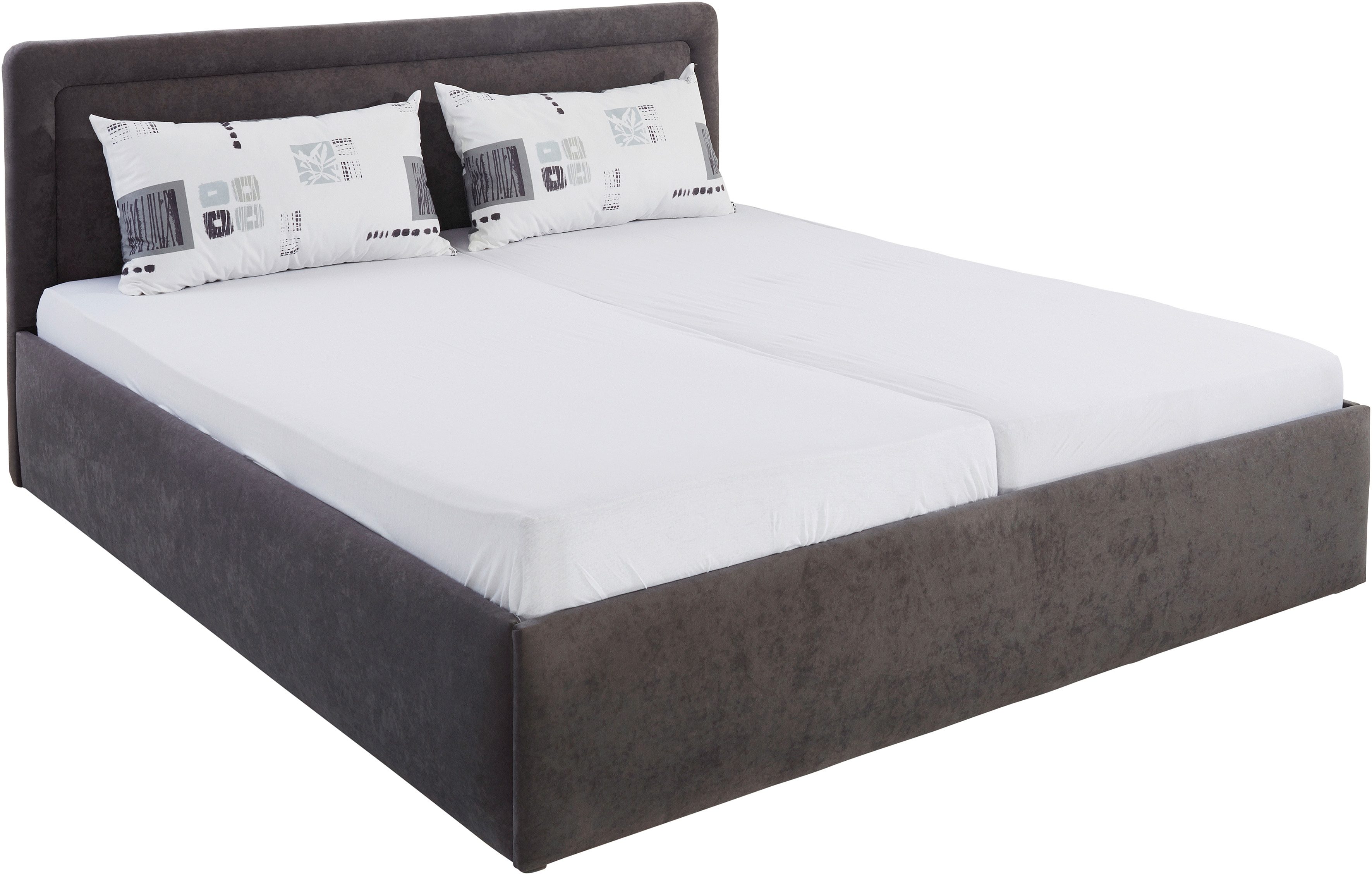 Westfalia Polsterbetten Gestoffeerd bed met bedkist bij uitvoering met matras