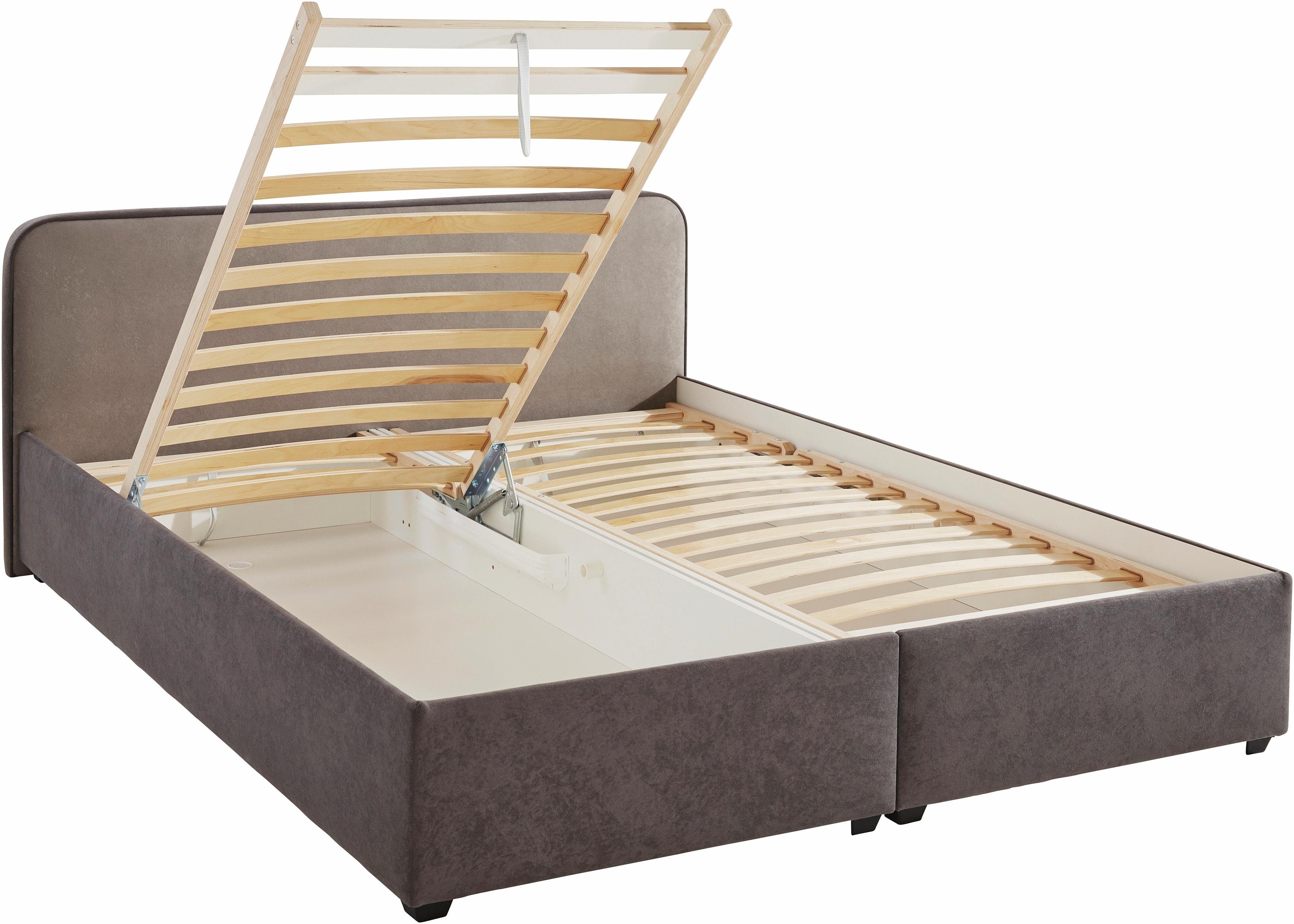 Maintal Gestoffeerd bed naar keuze met bedkist