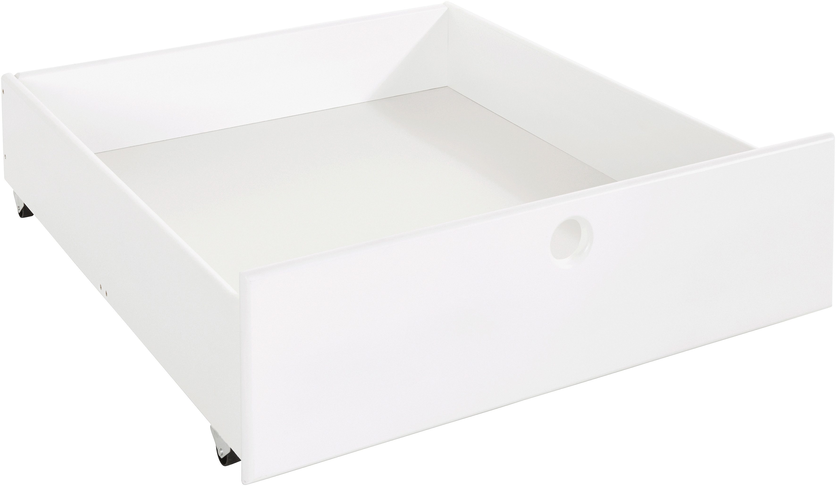 Relita Stapelbed Stefan incl. oprolbaar lattenbodem, met ladder en valbeveiliging, textiel set, beuken