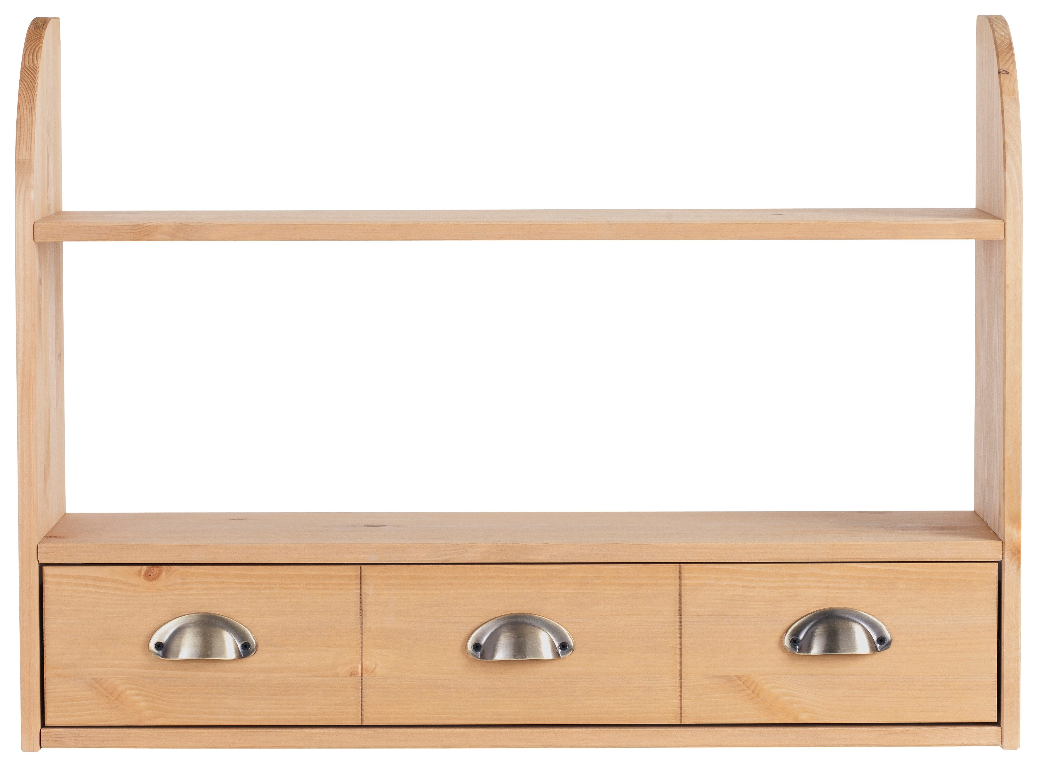 Home affaire Hangrekje Oslo 75 cm breed, van massief grenen, 1 brede lade, metalen grepen