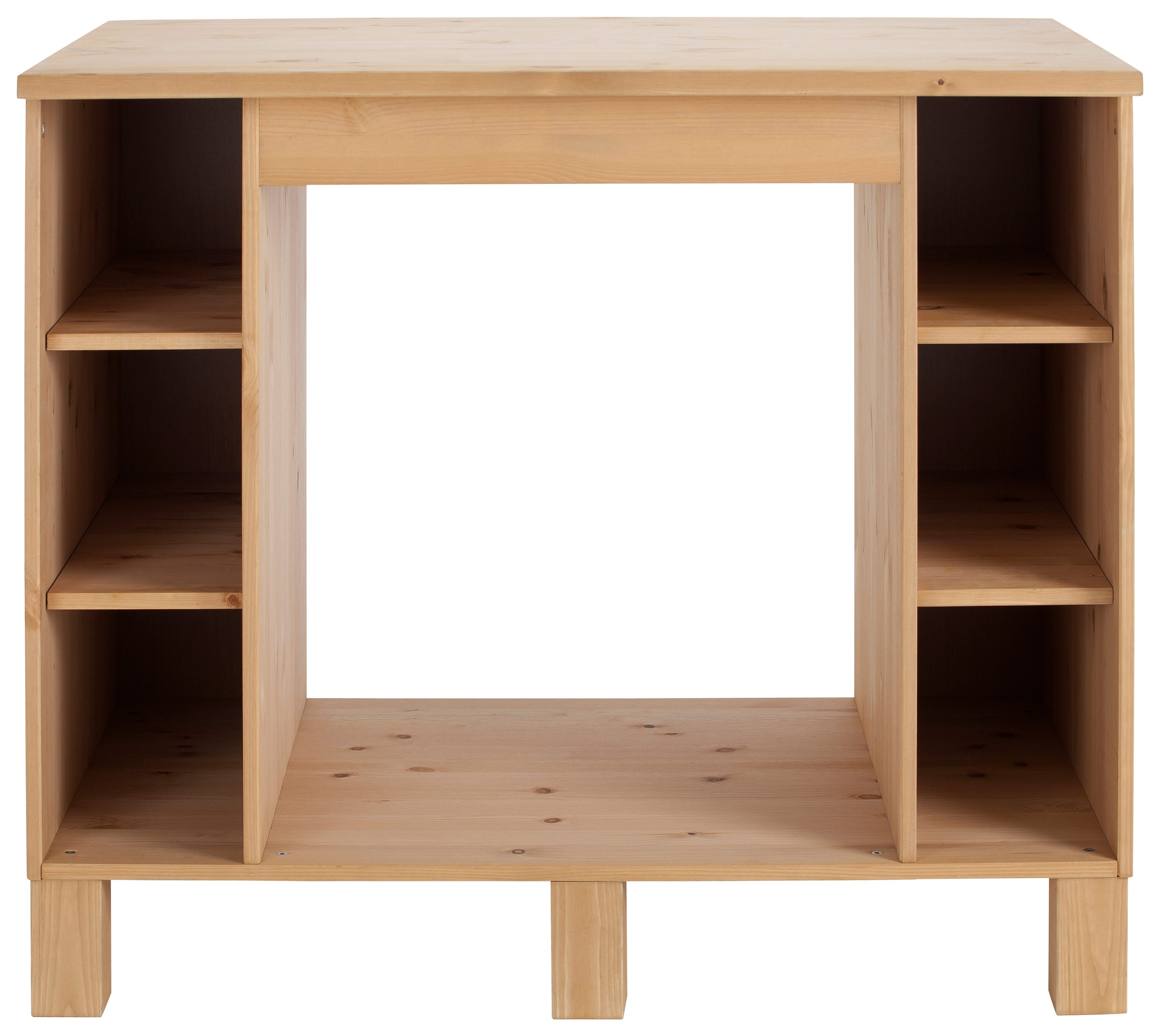 Home affaire Ombouwkast voor oven Oslo 100 cm breed, in 2 diepten, massief grenen, met 23 mm werkblad
