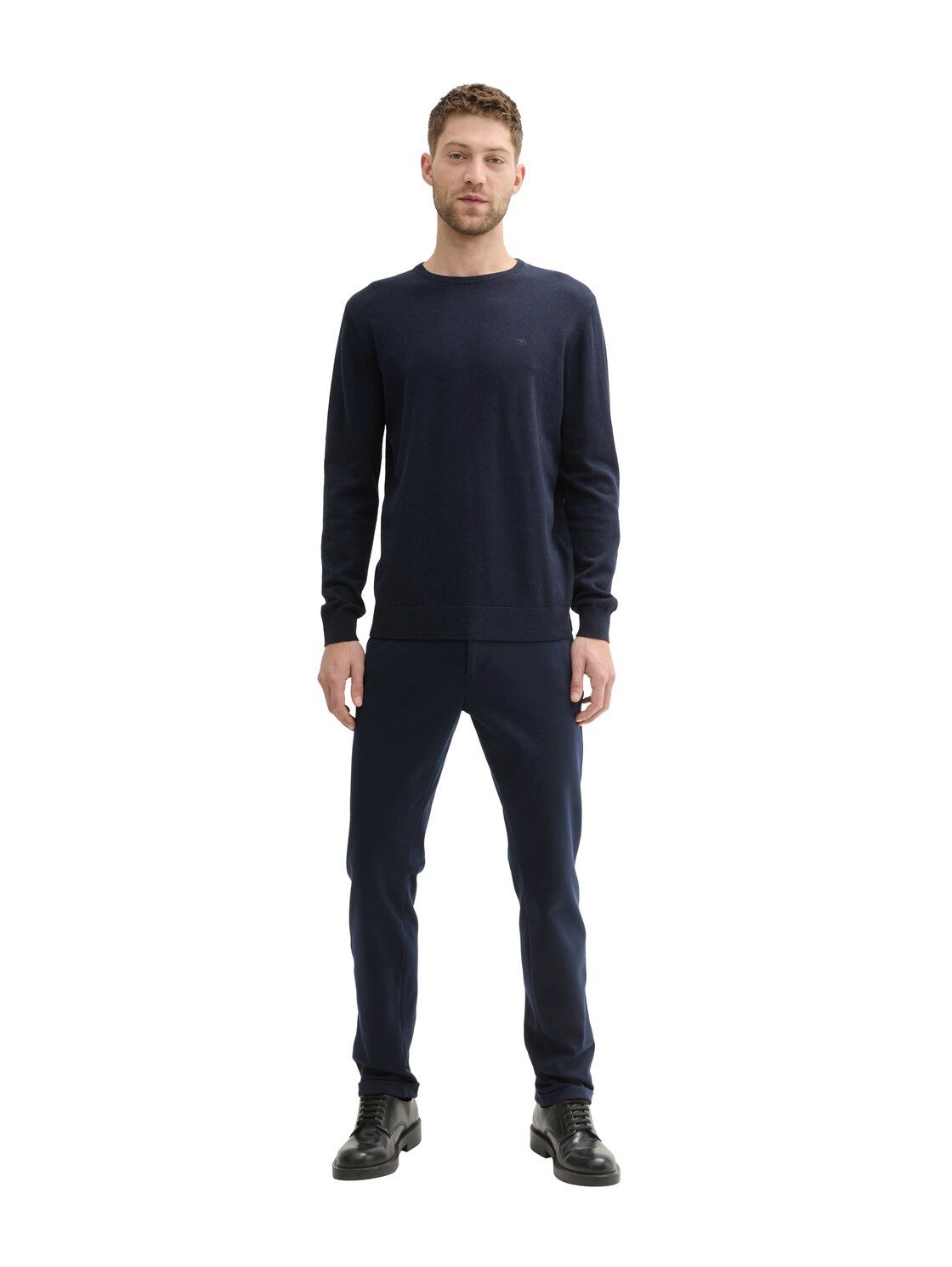 Tom Tailor Chino slim met viscose en stretch