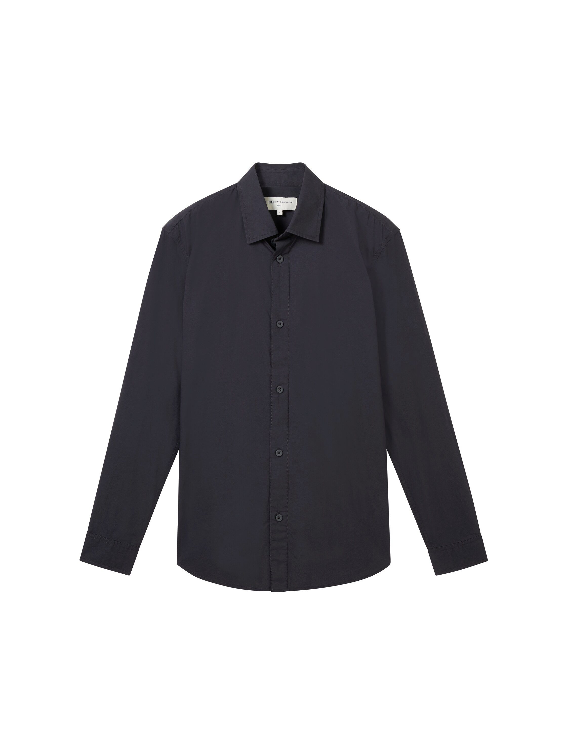 Tom Tailor Denim Overhemd met lange mouwen met knoopsluiting