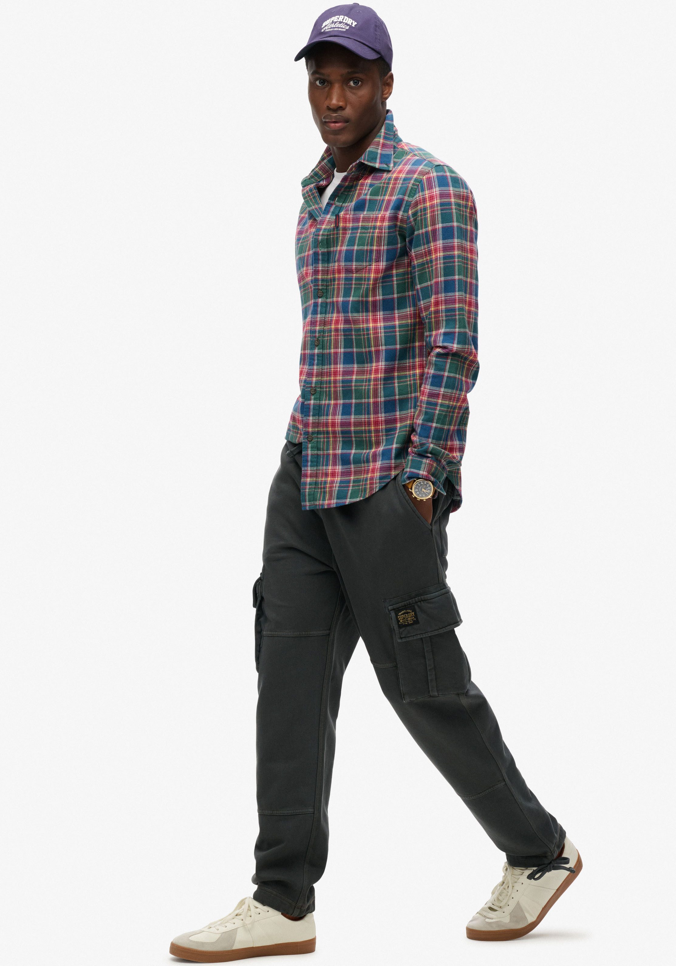 Superdry Sweatbroek CONTRAST STITCH CARGO JOGGER