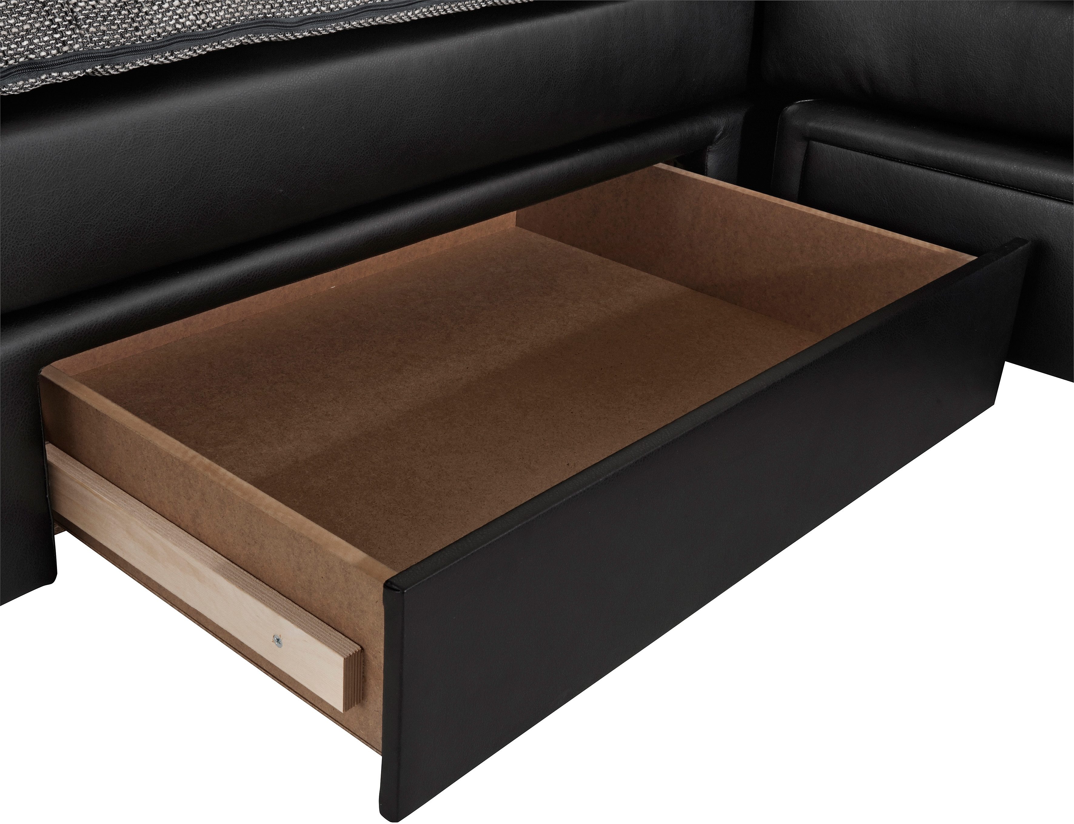 INOSIGN Hoekbank Boxspringbed Night & Day L-vorm met permanente slaapfunctie zonder armleuningen