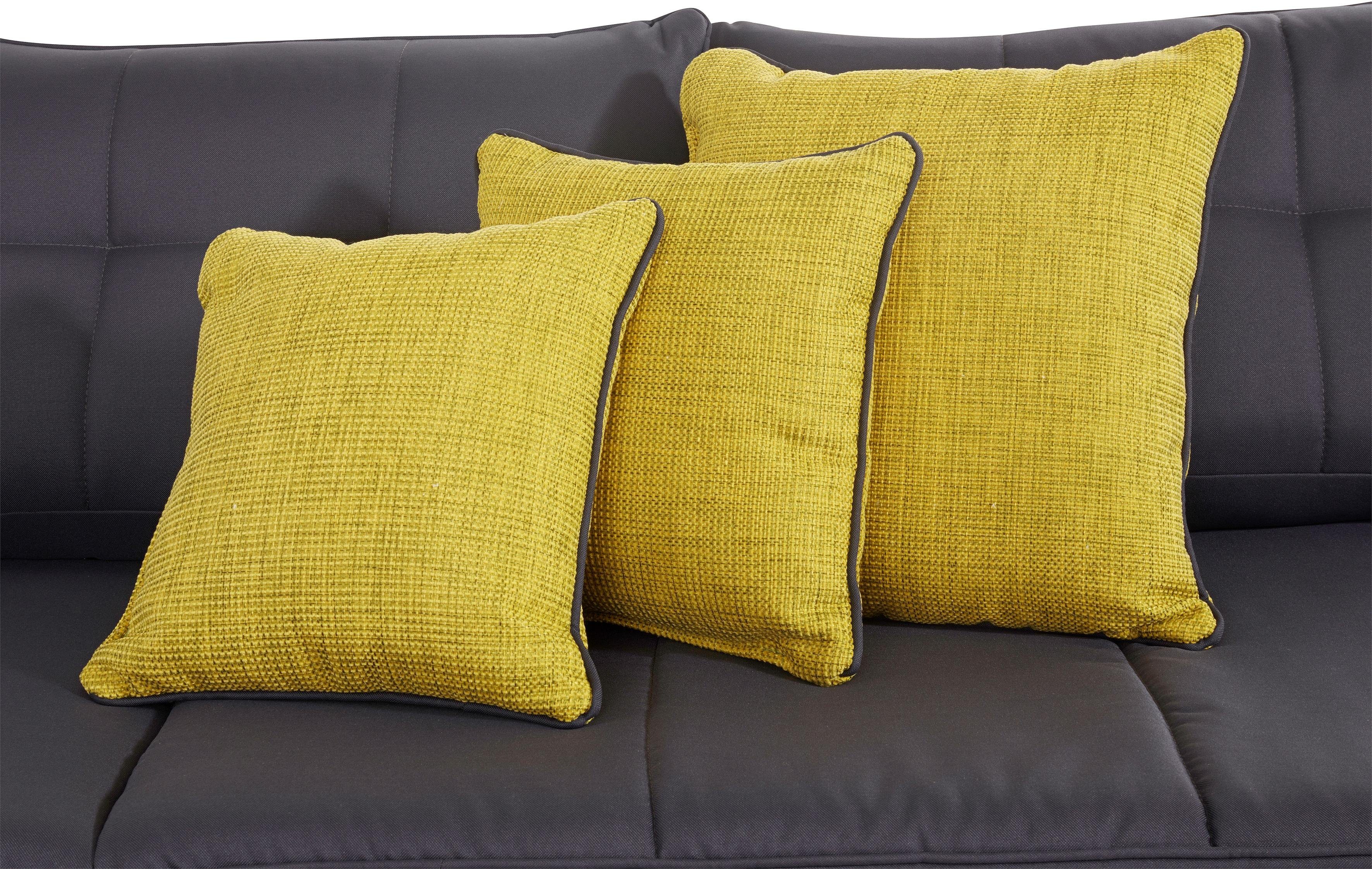 INOSIGN Hoekbank Boxspringbed Night & Day L-vorm met permanente slaapfunctie zonder armleuningen
