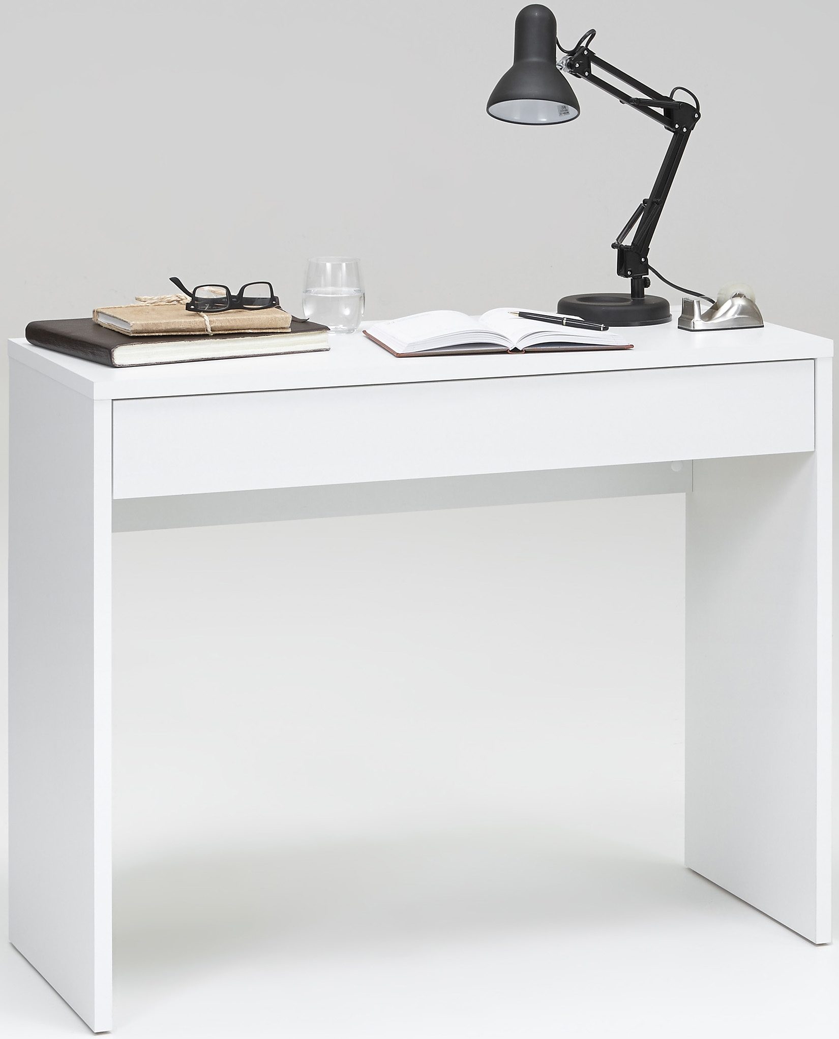 FMD Laptoptafel Checker ook als sidetable geschikt bureaus wit
