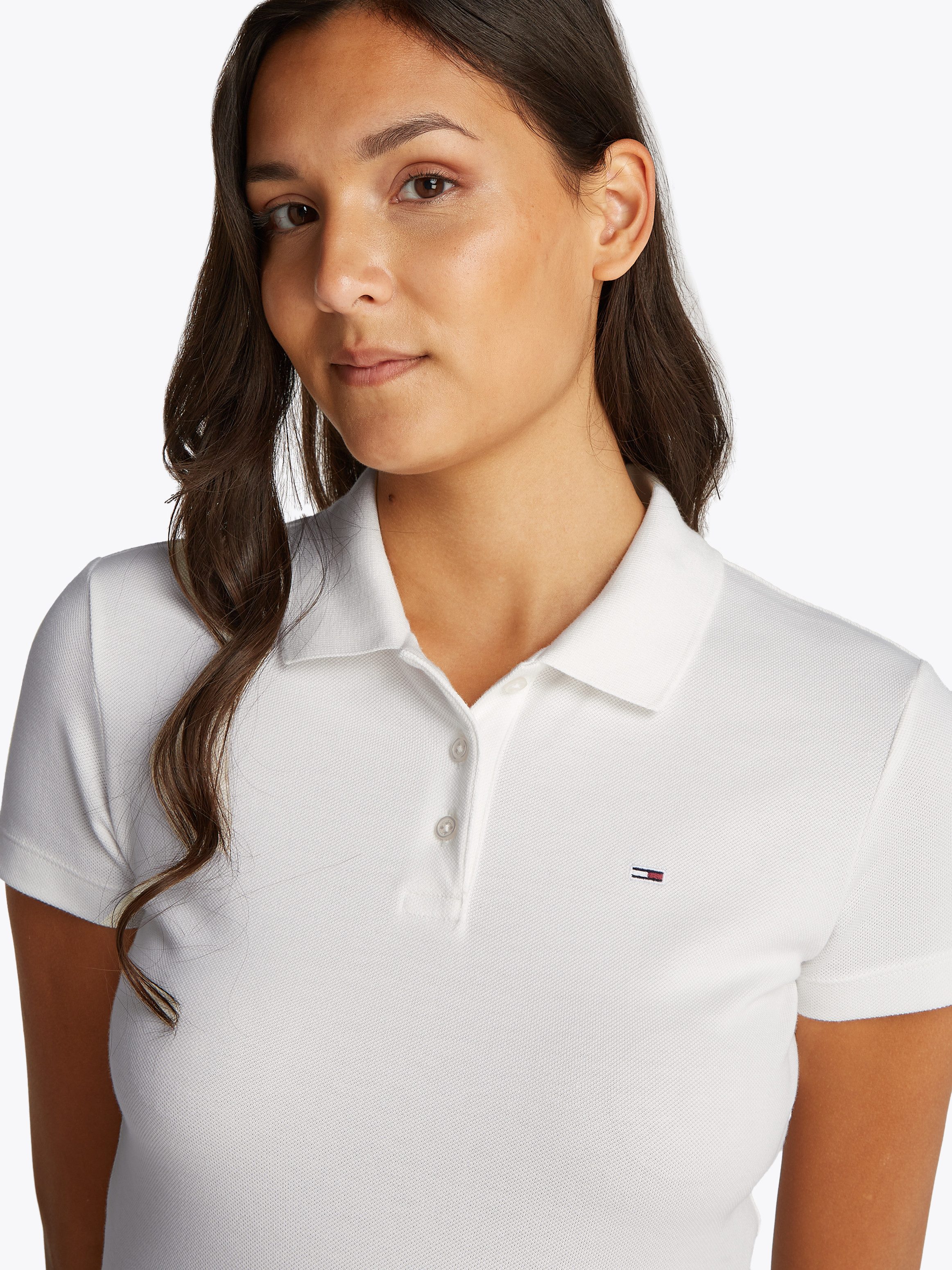 TOMMY JEANS Poloshirt TJW SLIM ESSENTIAL POLO SS