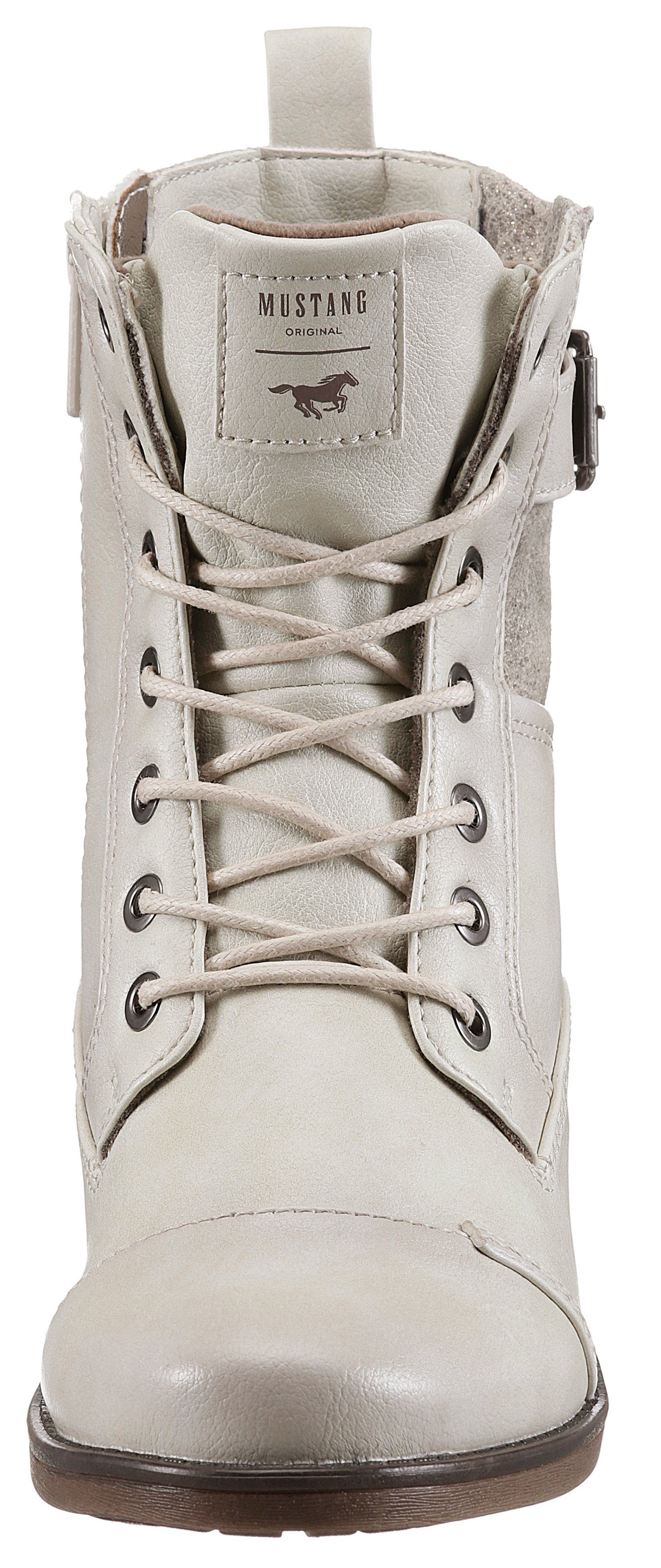 Mustang Shoes Veterlaarsjes met ritssluiting aan de binnenkant