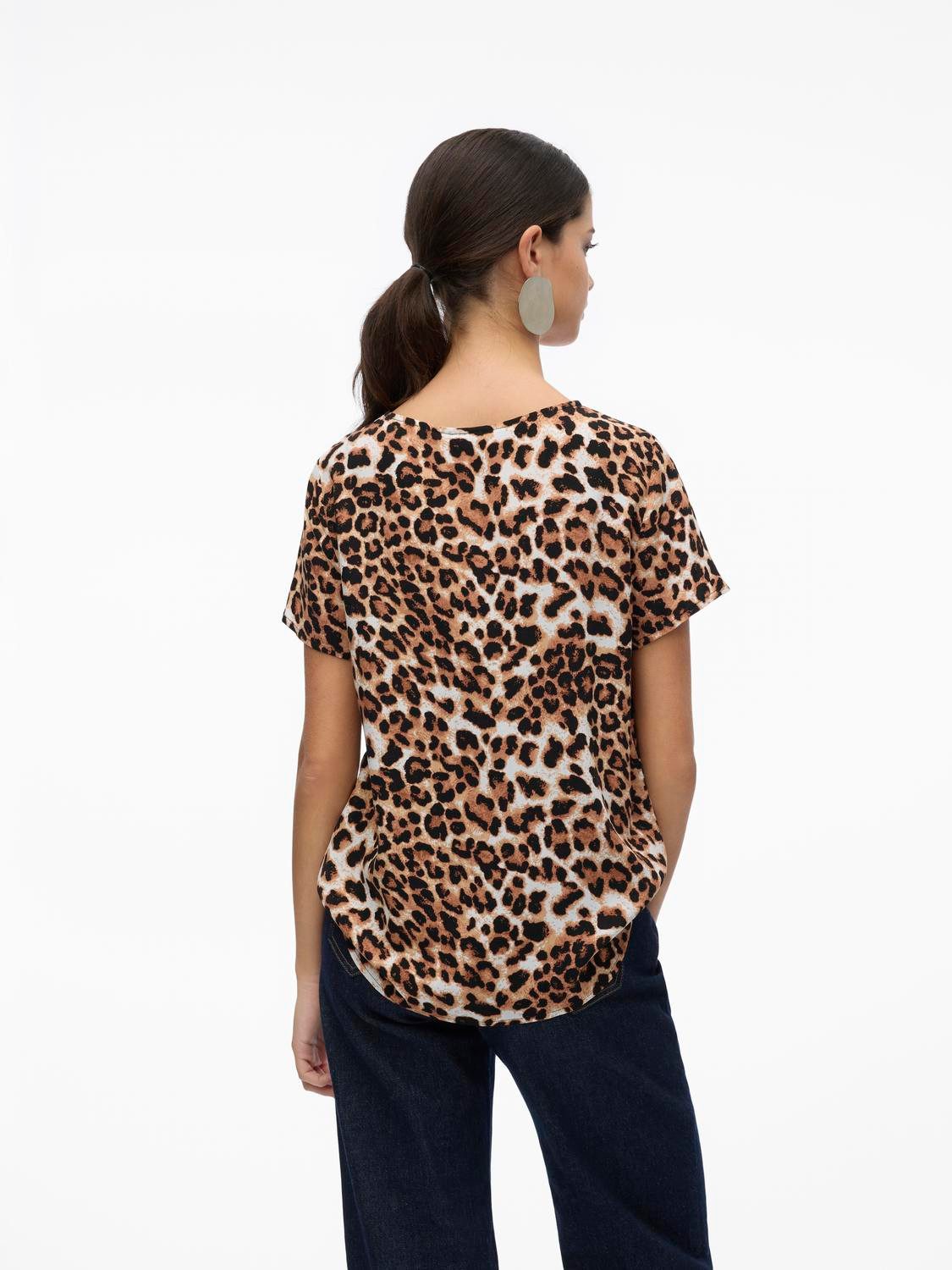 Vero Moda Shirt met korte mouwen VMEASY JOY S/S TOP WVN GA
