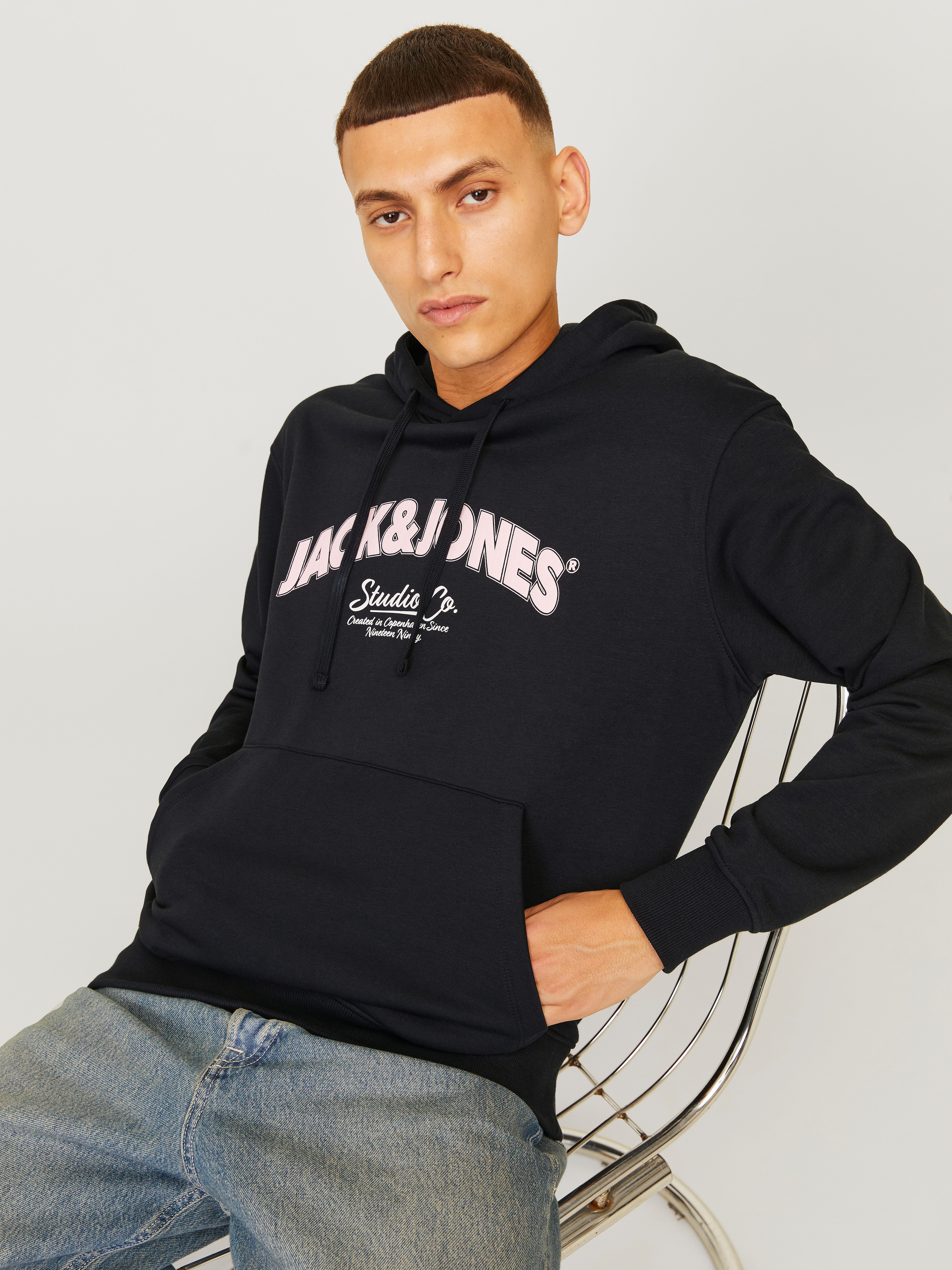 Jack & Jones Hoodie JORBRONX ARCH BIG SWEAT HOOD