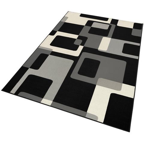 Tapijt Retro grijs-zwart 80x150cm, Hanse Home Collection