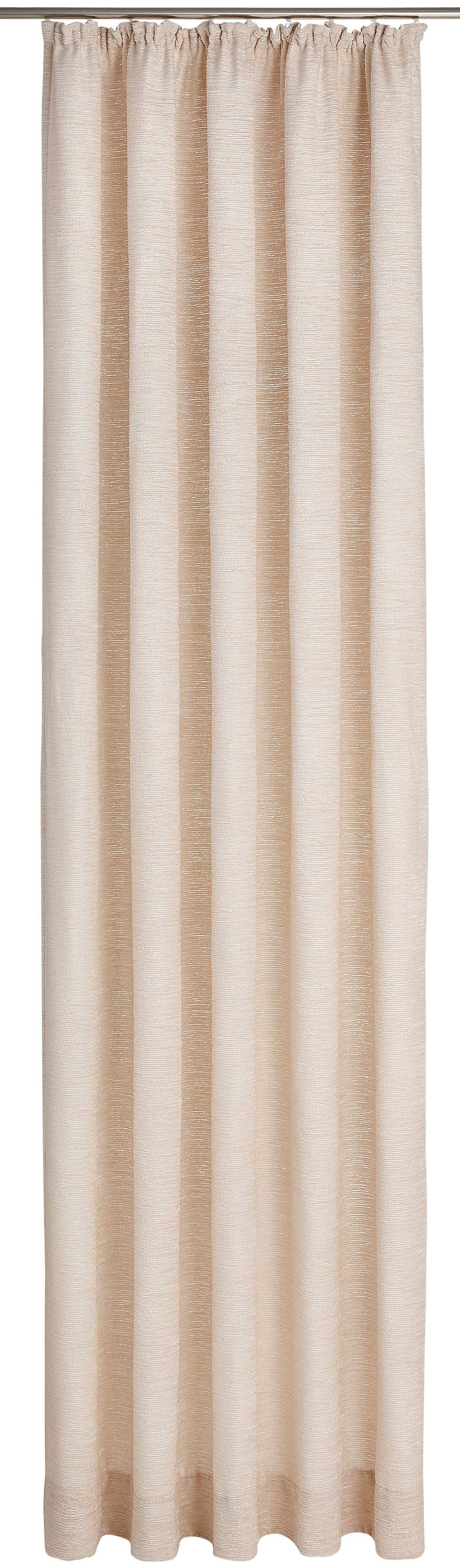 Wirth Gordijn Tromsö (1 stuk) kant & klaar gordijnen maat hxb: 245x172 cm beige