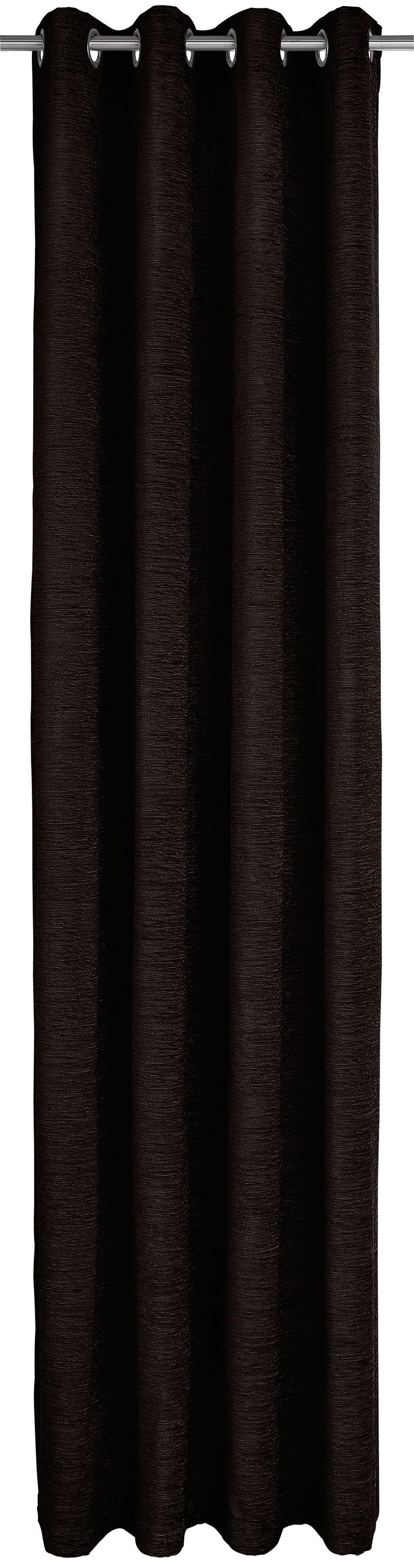 Wirth Gordijn Holmsund 288g/m² (1 stuk) kant & klaar gordijnen maat 8 zwart