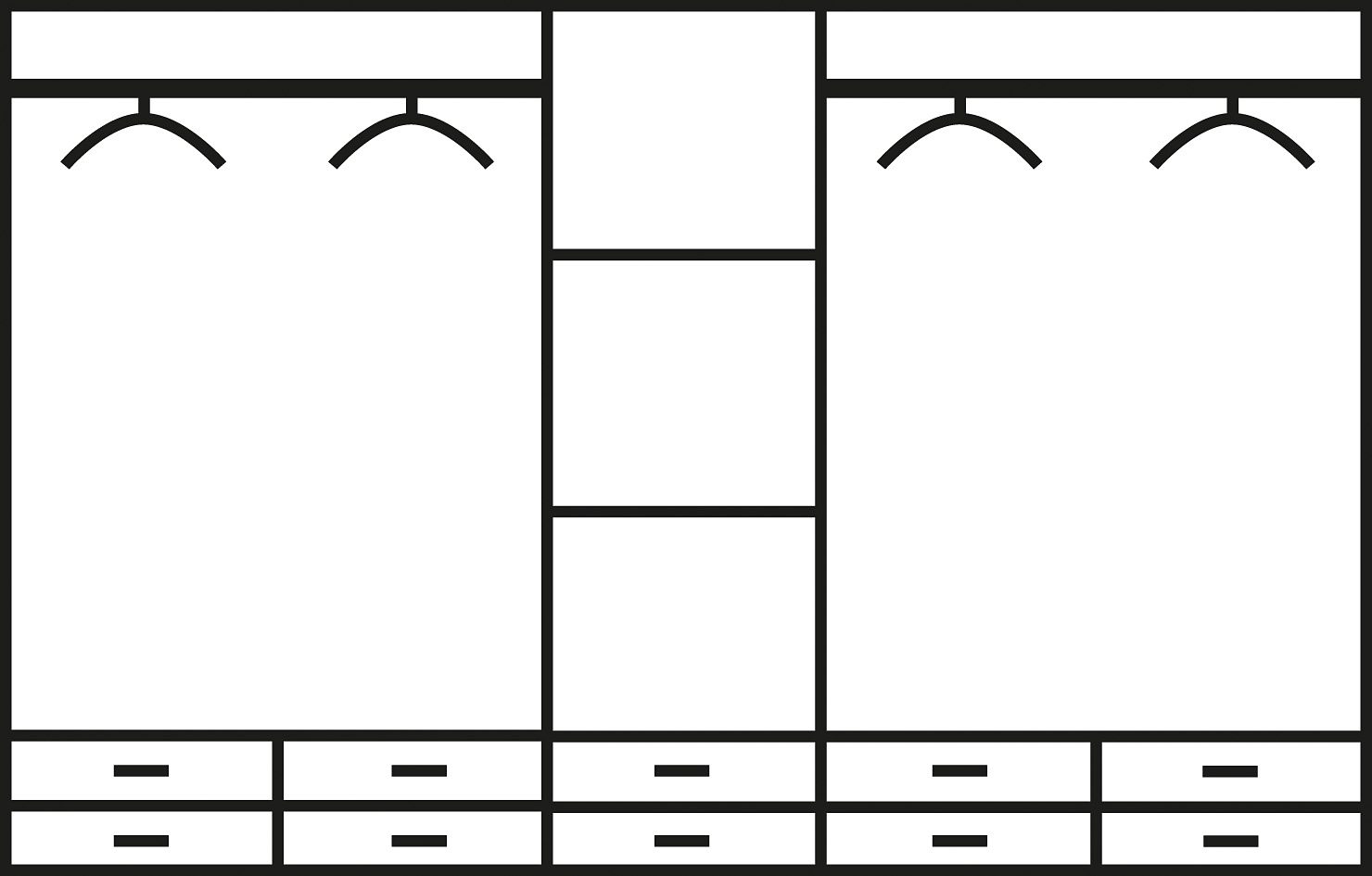 priess Kledingkast
