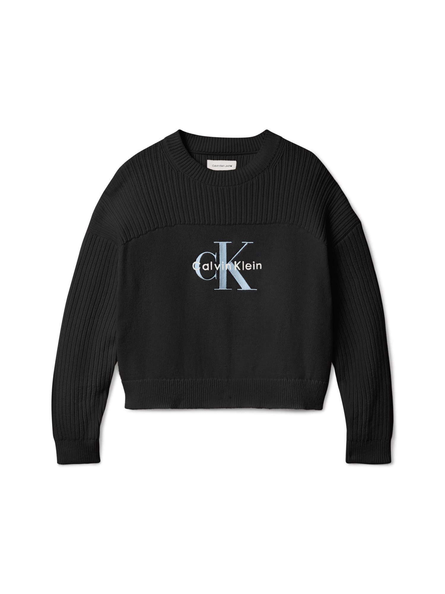 Calvin Klein Gebreide trui MONOLOGO CN SWEATER