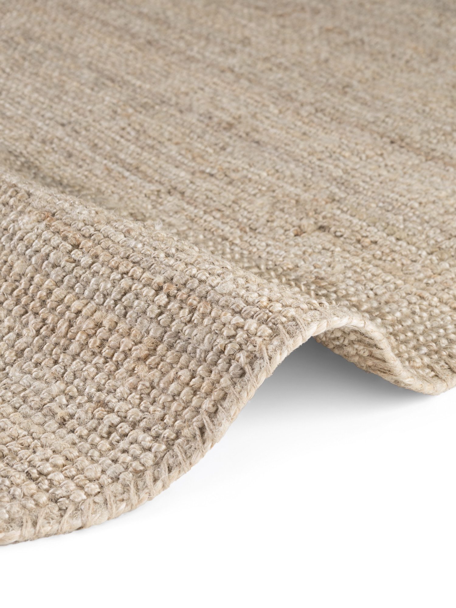 HANSE Home Vloerkleed Jaipur jute tapijt, als loper en rond 100% natuurlijke vezel, duurzaam, woonkamer, eetkamer, slaapkamer, grs
