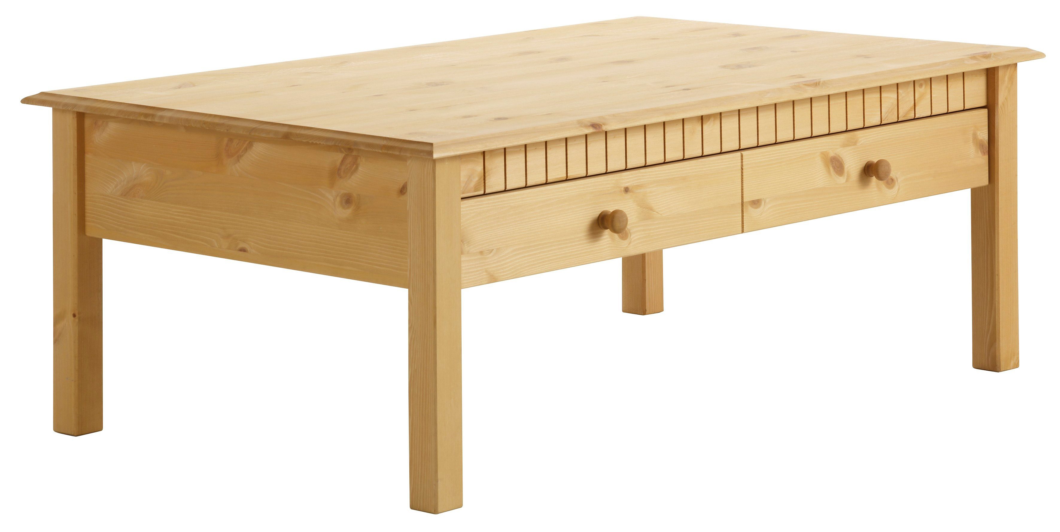 Home affaire Salontafel Lisa, TOPSELLER! met grote lade, breedte 110 cm, landhuisstijl salontafels beige