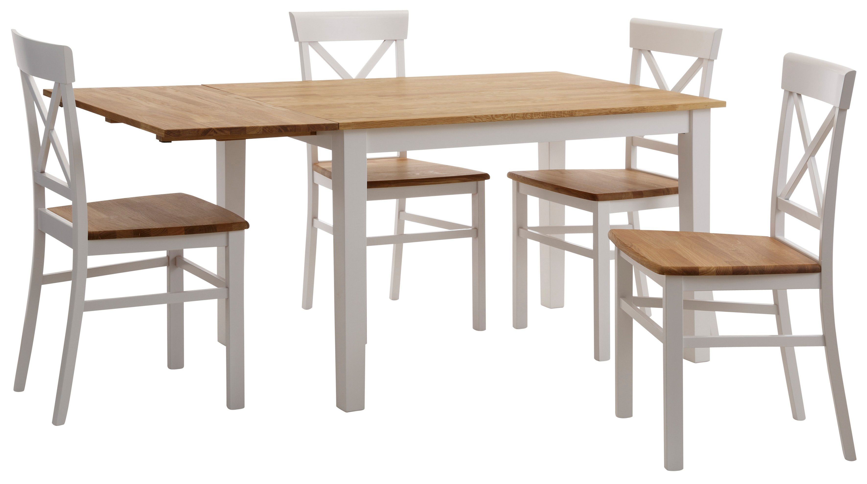 Home affaire Eethoek Samba met uitklapbare eettafel (set, 5-delig)