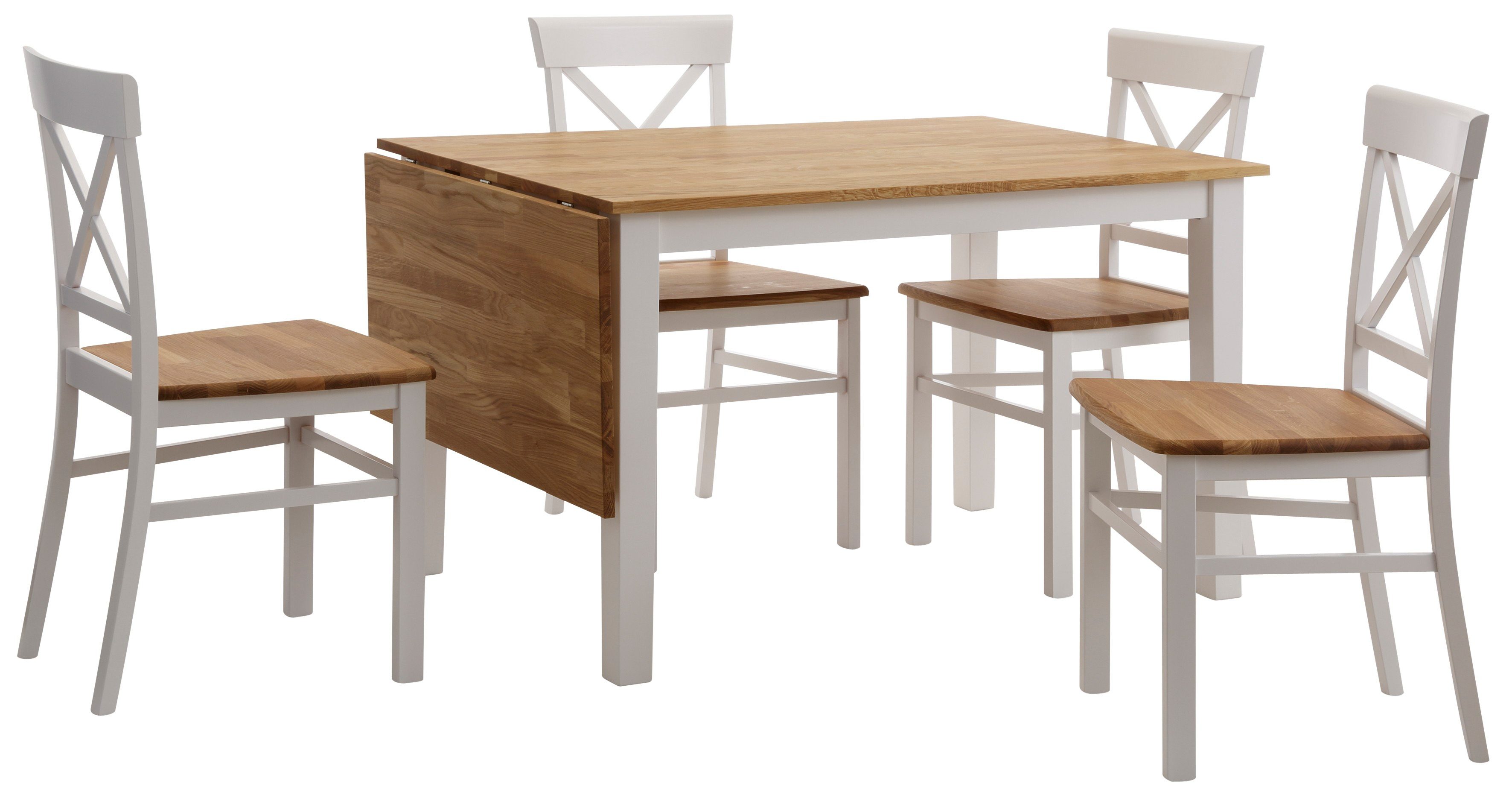 Home affaire Eethoek Samba met uitklapbare eettafel (set, 5-delig) eethoeken bruin