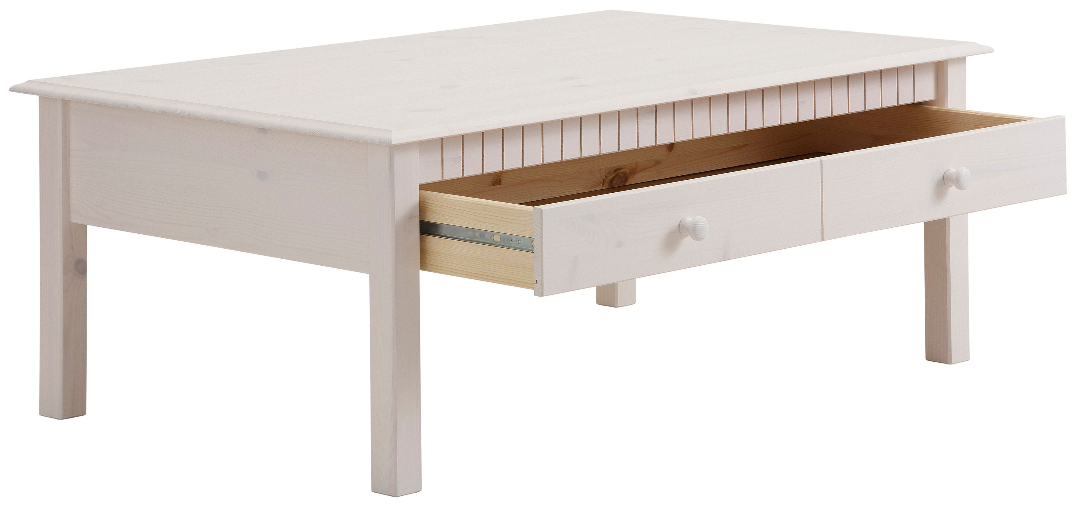 Home affaire Salontafel Lisa, TOPSELLER! met grote lade, breedte 110 cm, landhuisstijl
