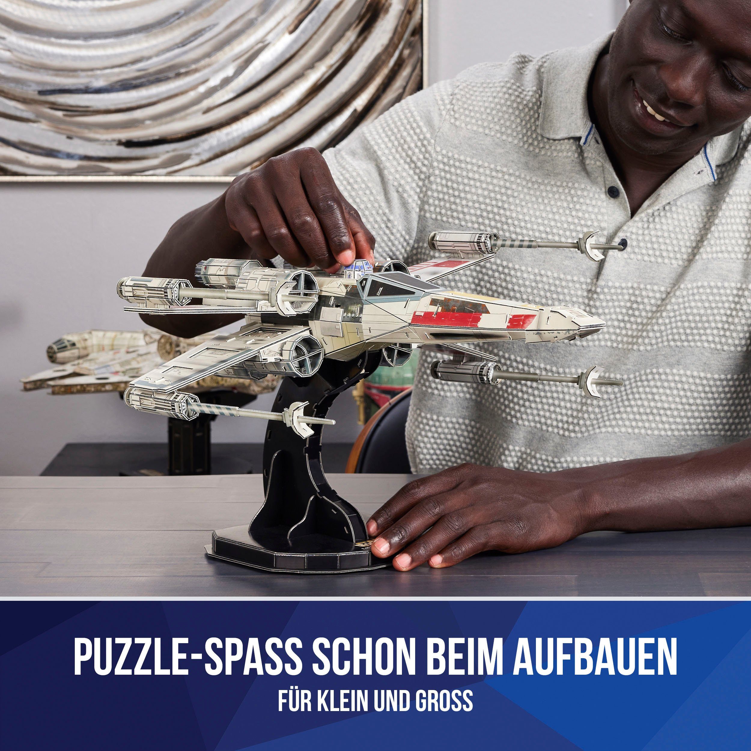 Spin Master 3D-puzzel 4D Build - Star Wars - X-Wing ruimteschip