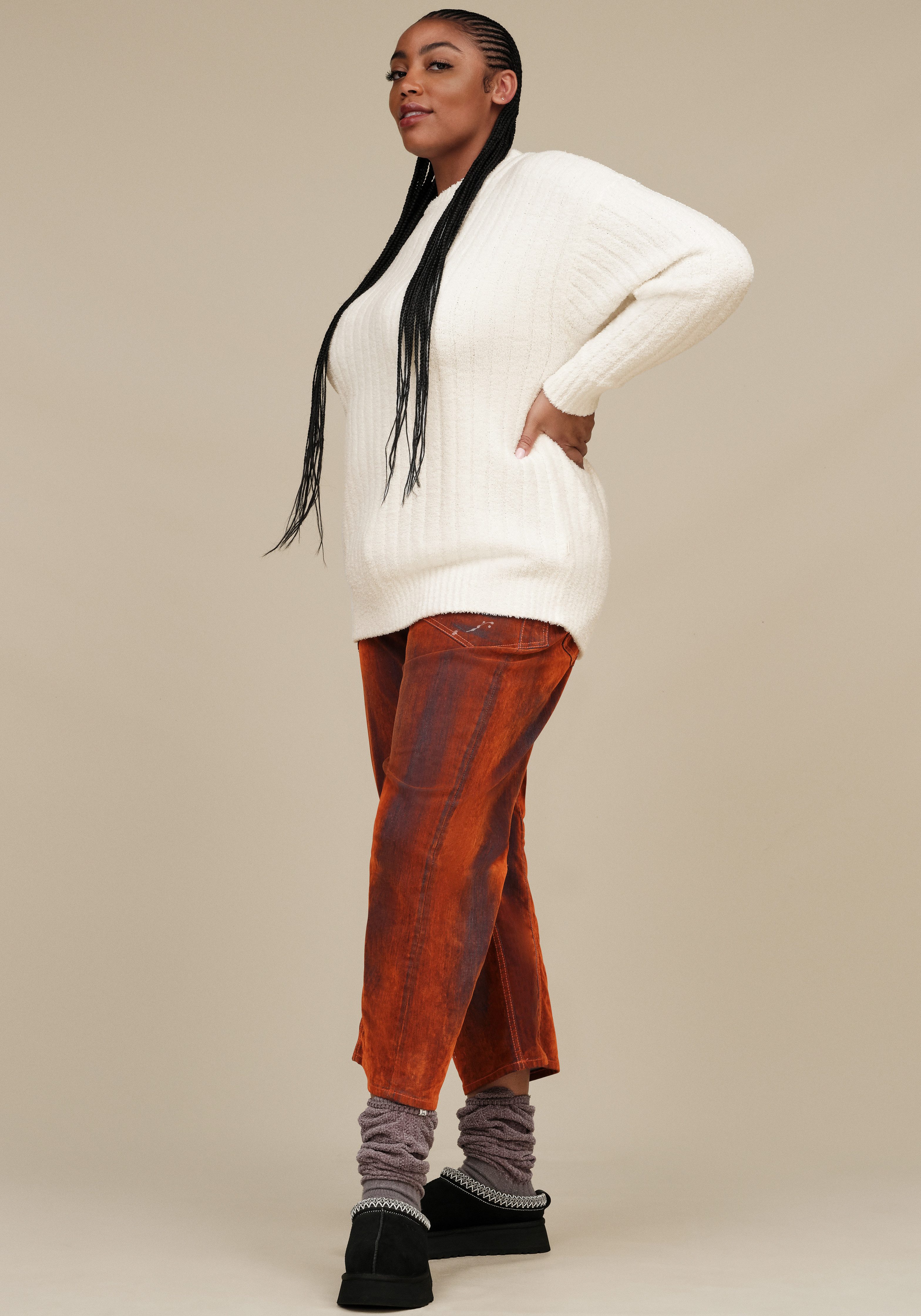 UGG Trui met ronde hals W RIZ TOP RIB