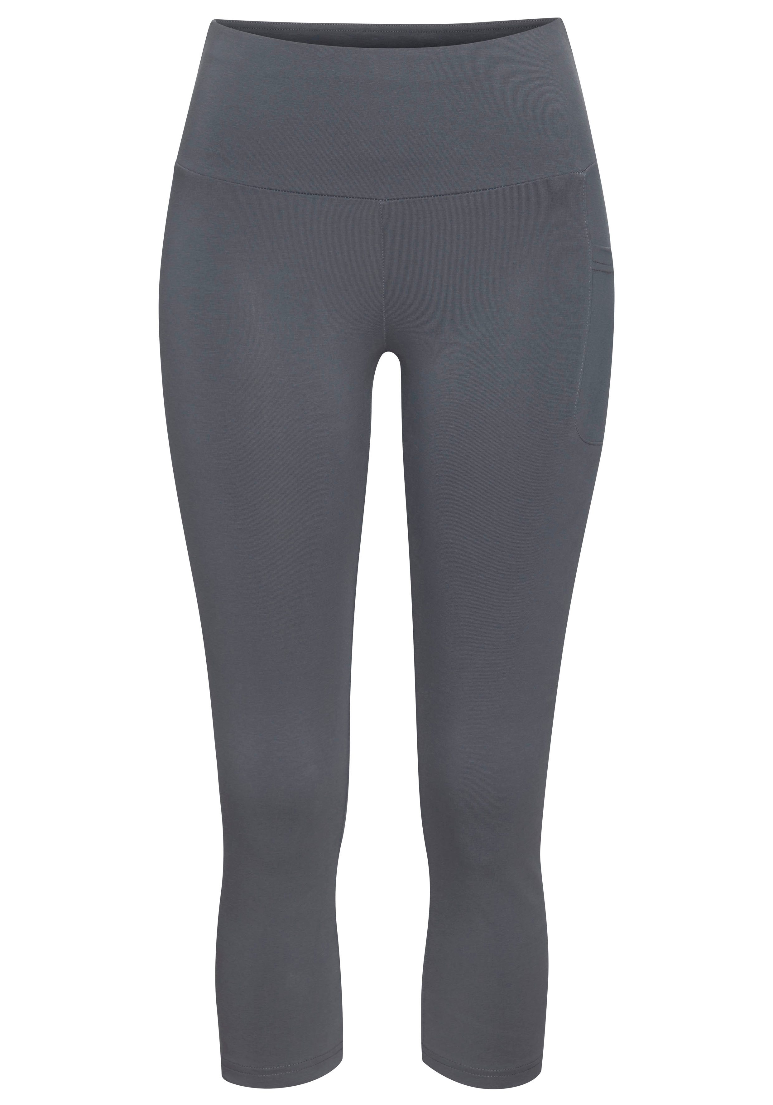 active by Lascana 3/4 legging met telefoontas, loungewear
