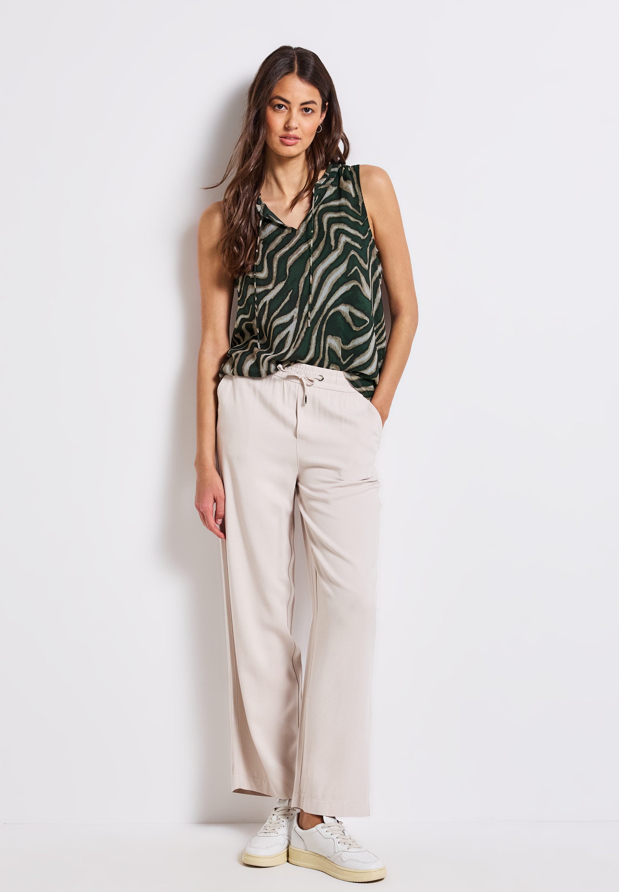 STREET ONE Top met grafische print