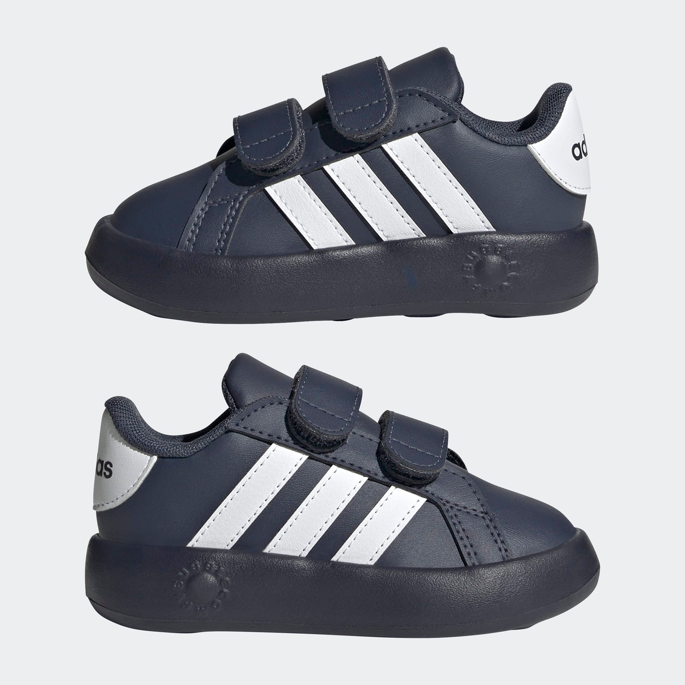 adidas Sportswear Klittenbandschoenen GRAND COURT 2.0 KIDS Design geïnspireerd op de adidas Superstar, voor kinderen