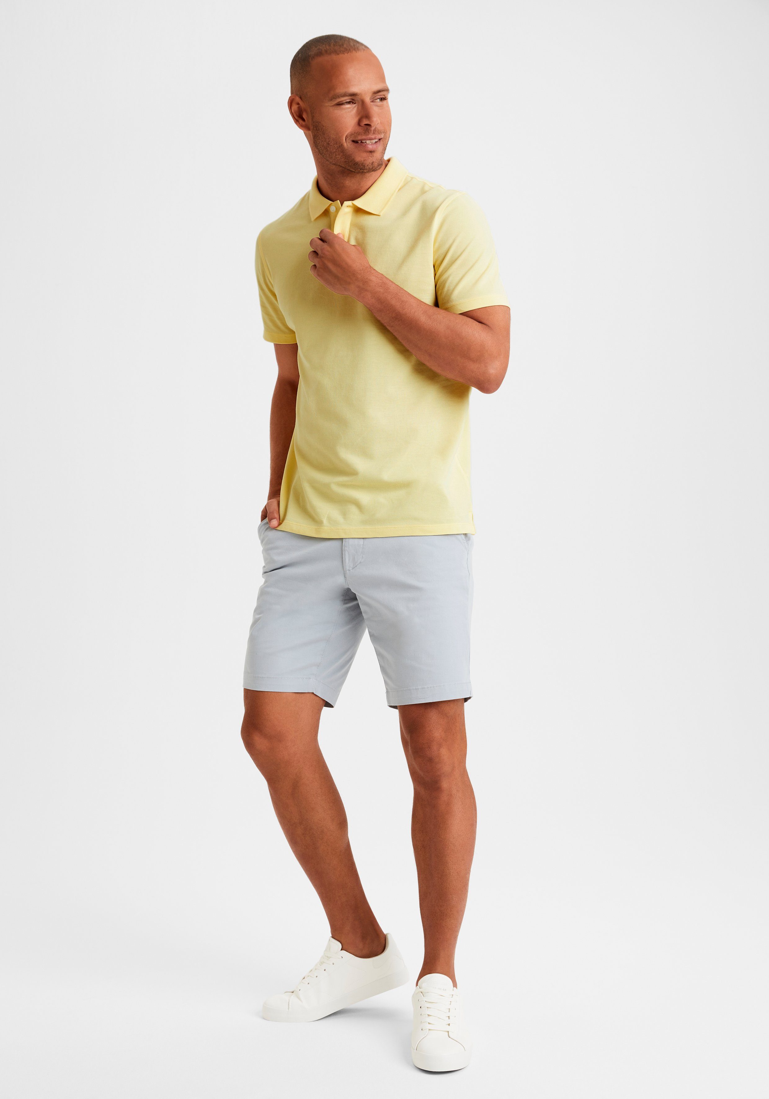 Beachtime Poloshirt Korte mouw, shirt met polokraag, katoen piqué