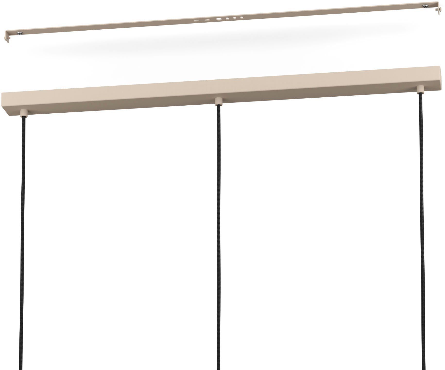 EGLO Hanglamp CAMBAITO Hanglamp in zandkleur van staal - excl. E27 - 40W (1 stuk)