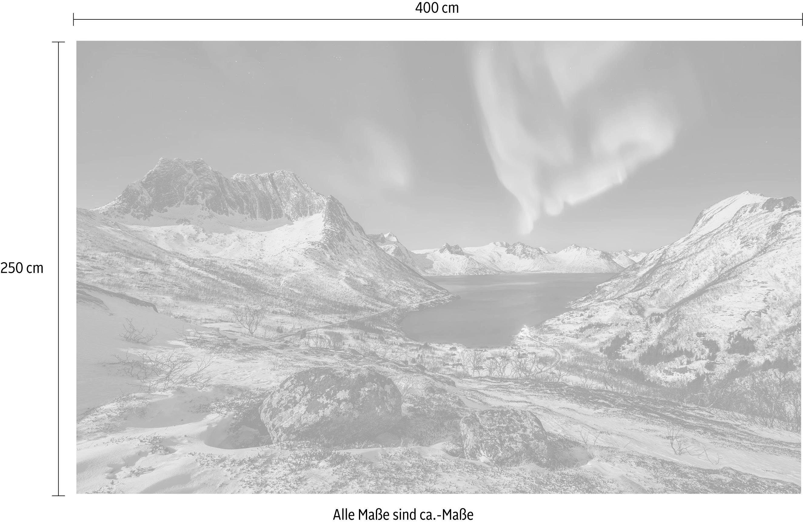 Komar Vliesbehang Digitale print vlies - I LOVE Norway - Afmeting 400 x 250 cm (1 stuk)