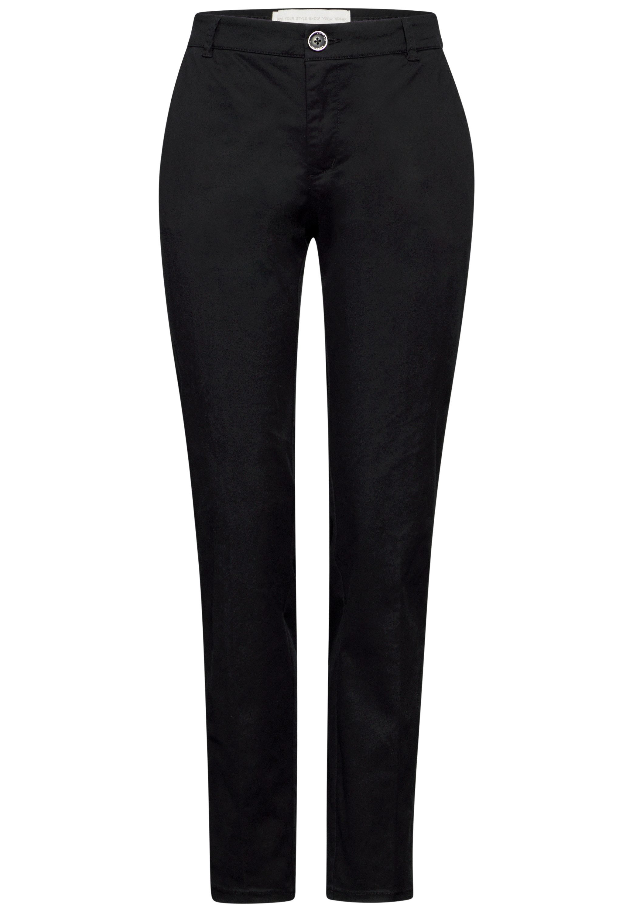 STREET ONE Chino met persplooien