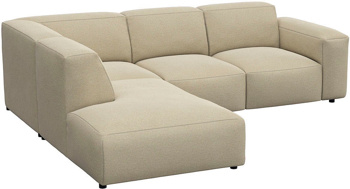 FLEXLUX Hoekbank Lucera, super comfortabel door hoogwaardige zitconstructie met koudschuim