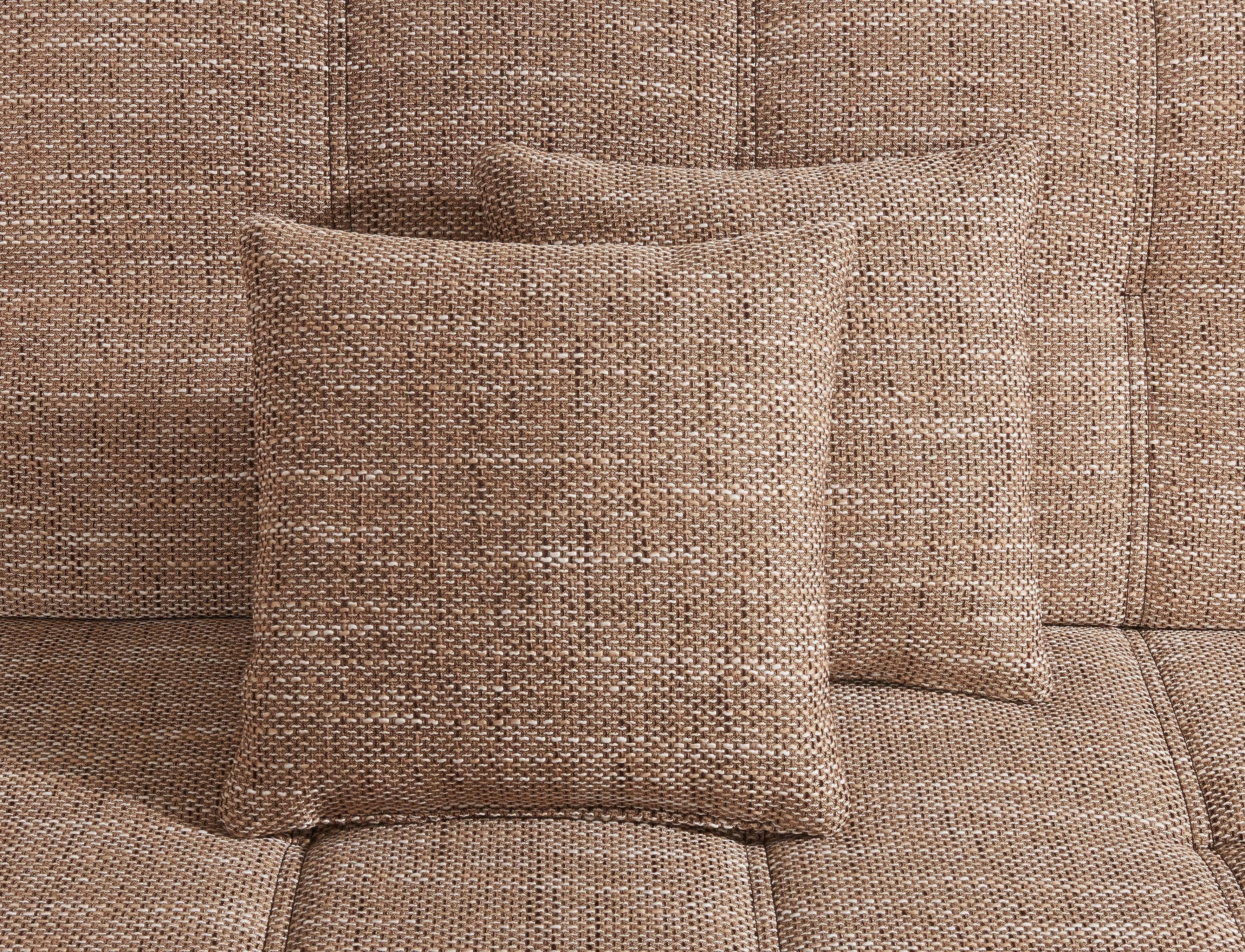 DOMO collection Zithoek Treviso inclusief sierkussen, moderne stiksels, XXL: B/D/H: 364/201/83 cm naar keuze met slaapfunctie, in vele soorten bekleding ook in cord u-model