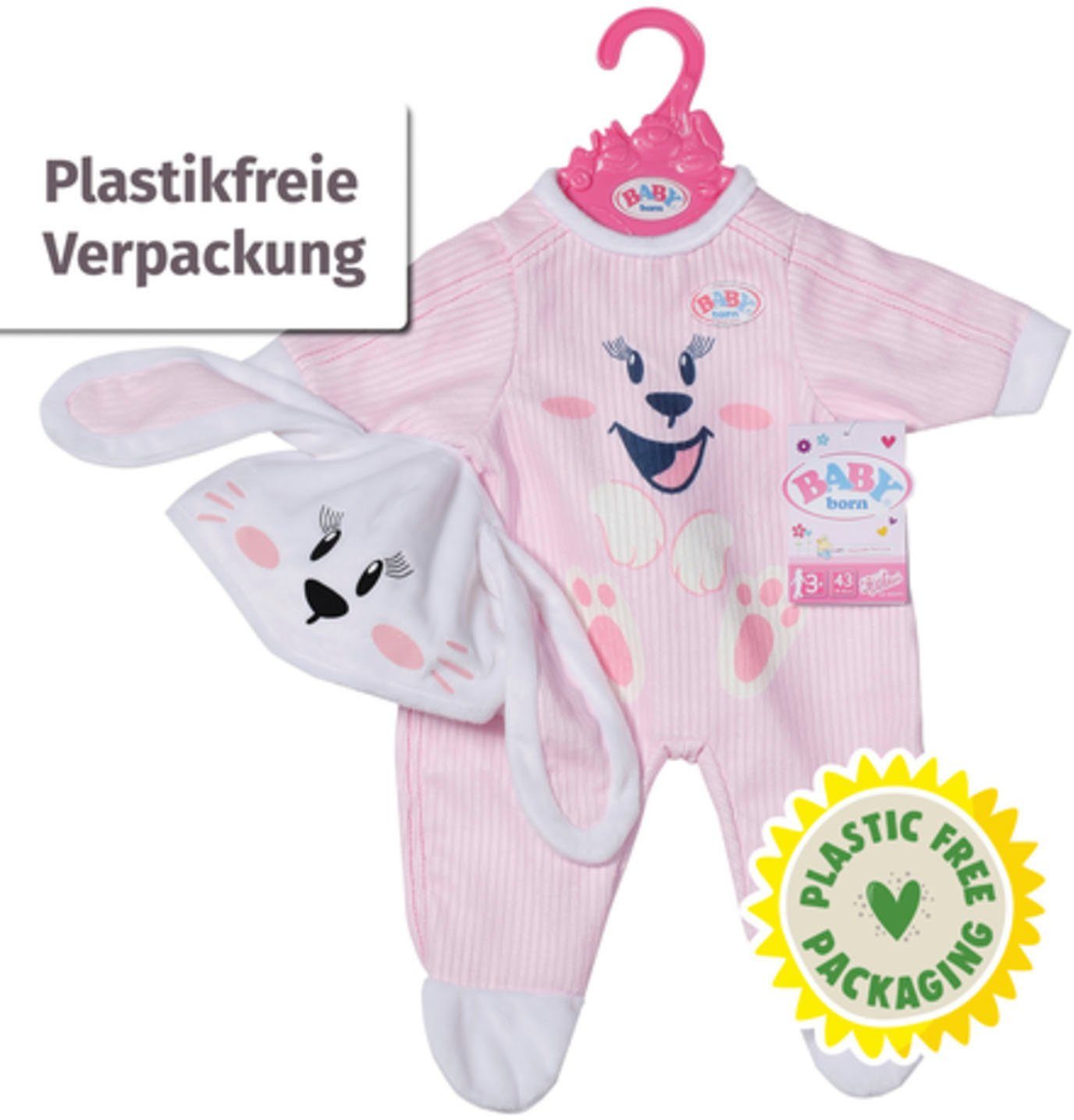 Baby Born Poppenkleding Haasjes relaxpak, 43 cm