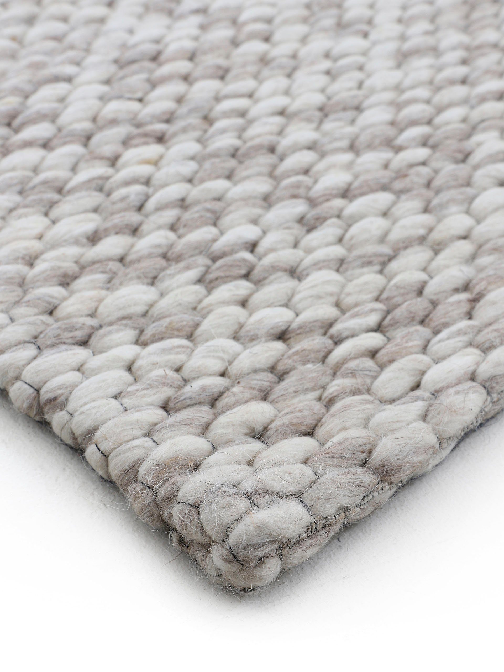 carpetfine Wollen kleed Sina Handgeweven tapijt, 100% wol, gemêleerd, handgeweven, zacht & knuffelig