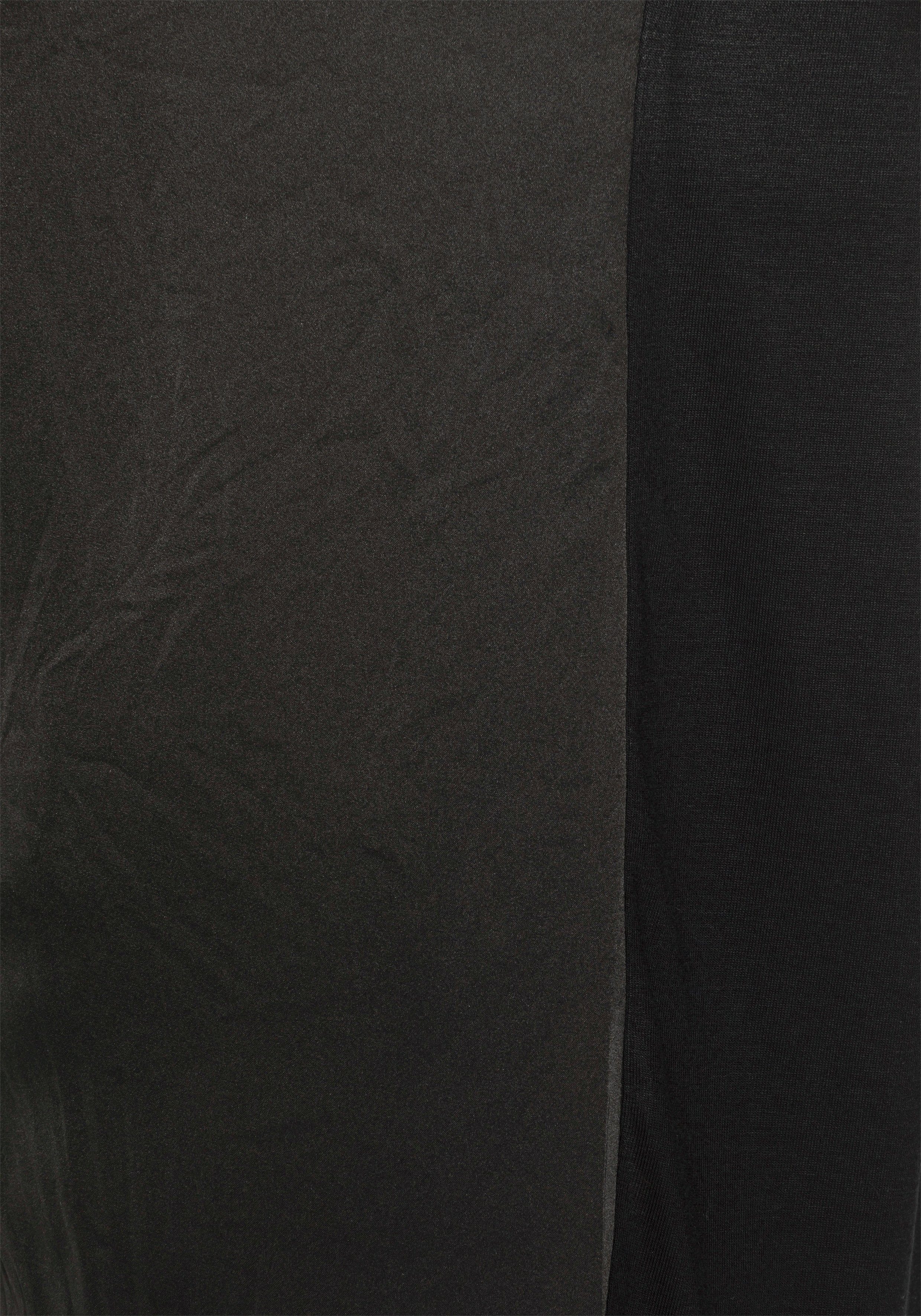 Laura Scott Shirtblouse van satijn en jersey