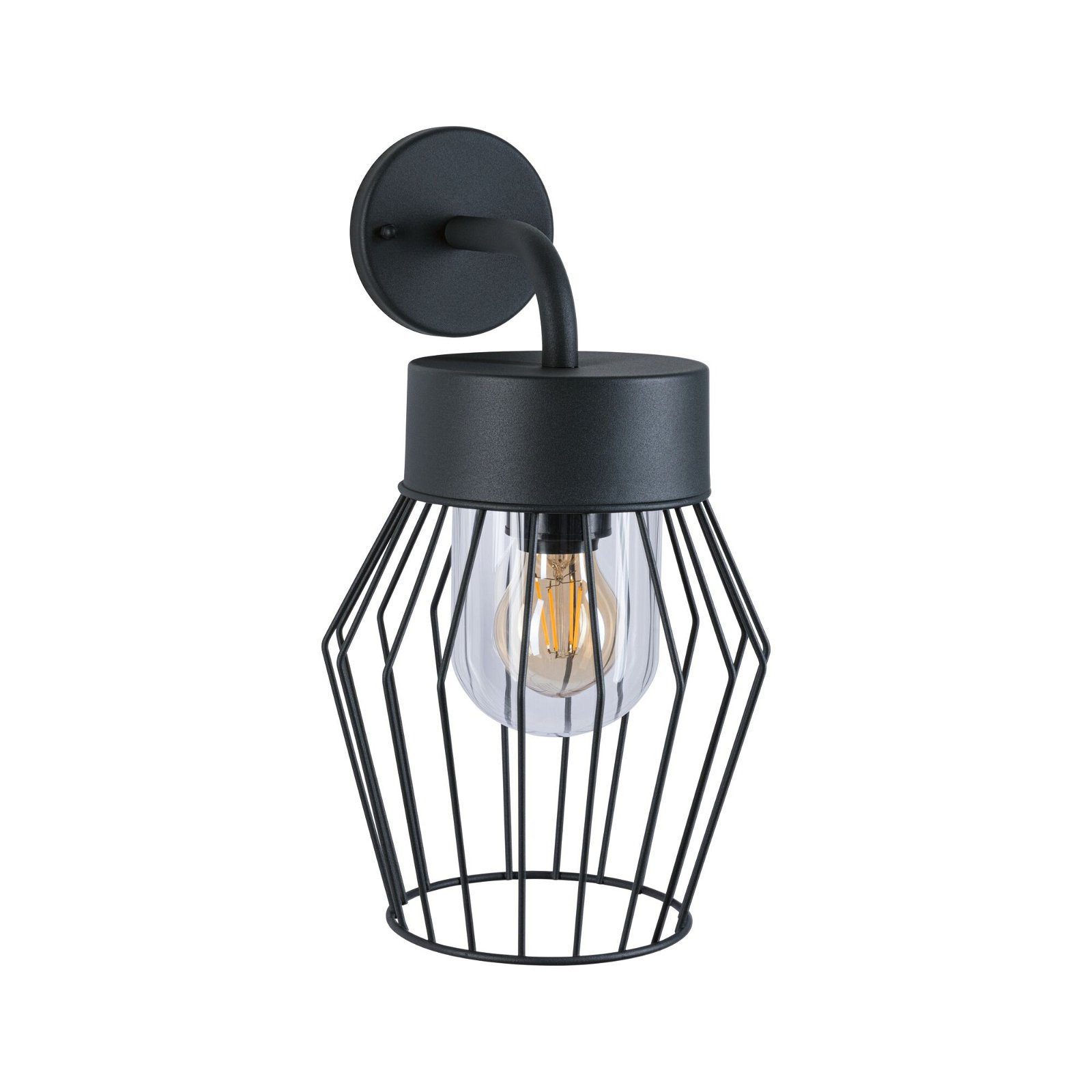 Paulmann Wandlamp voor buiten Lanka IP44 205x237mm max. 40W 230V Antraciet Aluminium (1 stuk)
