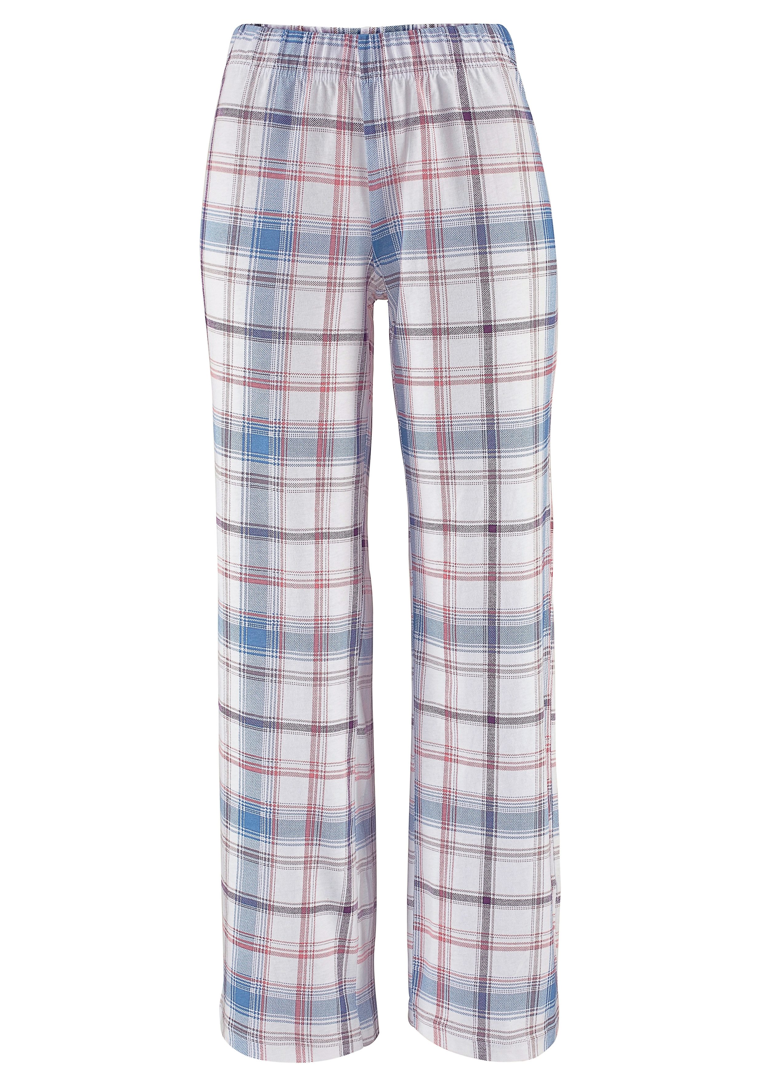 Arizona Pyjama met broek met ruitdessin (4-delig, Set van 2)