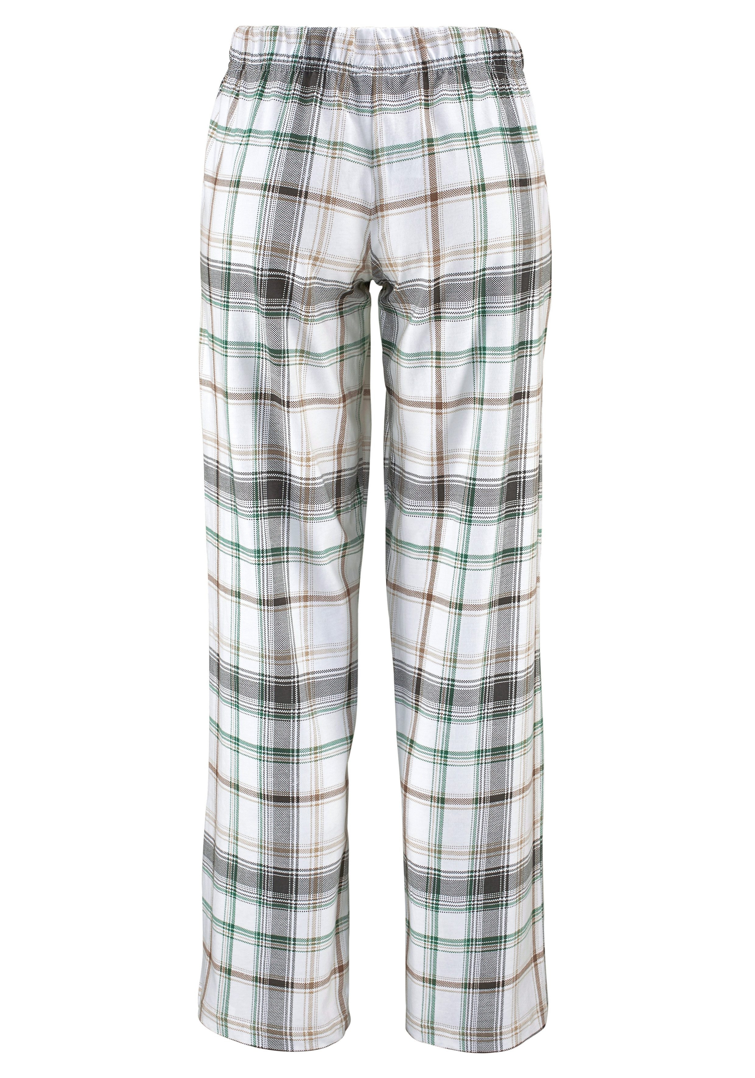 Arizona Pyjama met broek met ruitdessin (4-delig, Set van 2)