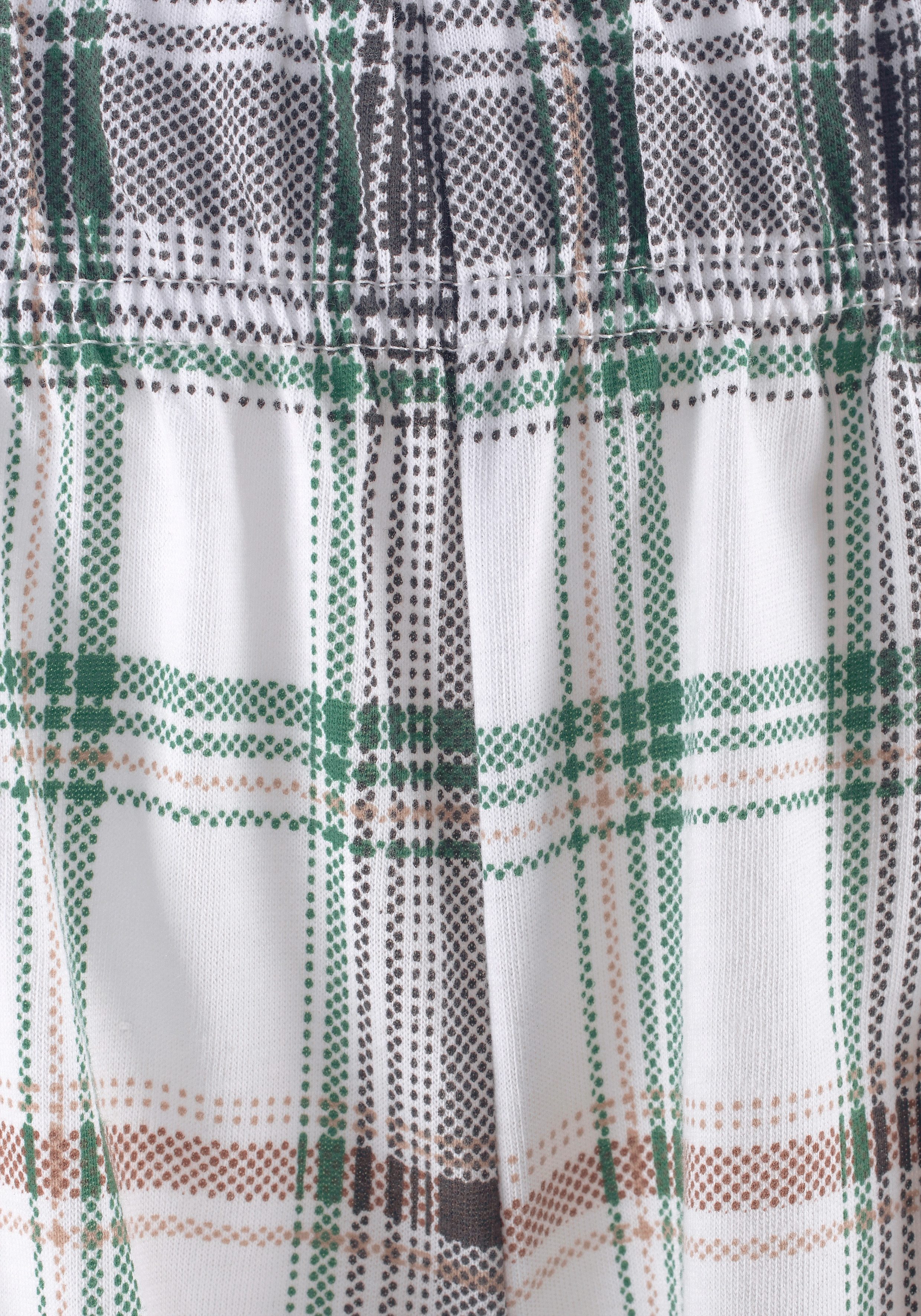 Arizona Pyjama met broek met ruitdessin (4-delig, Set van 2)