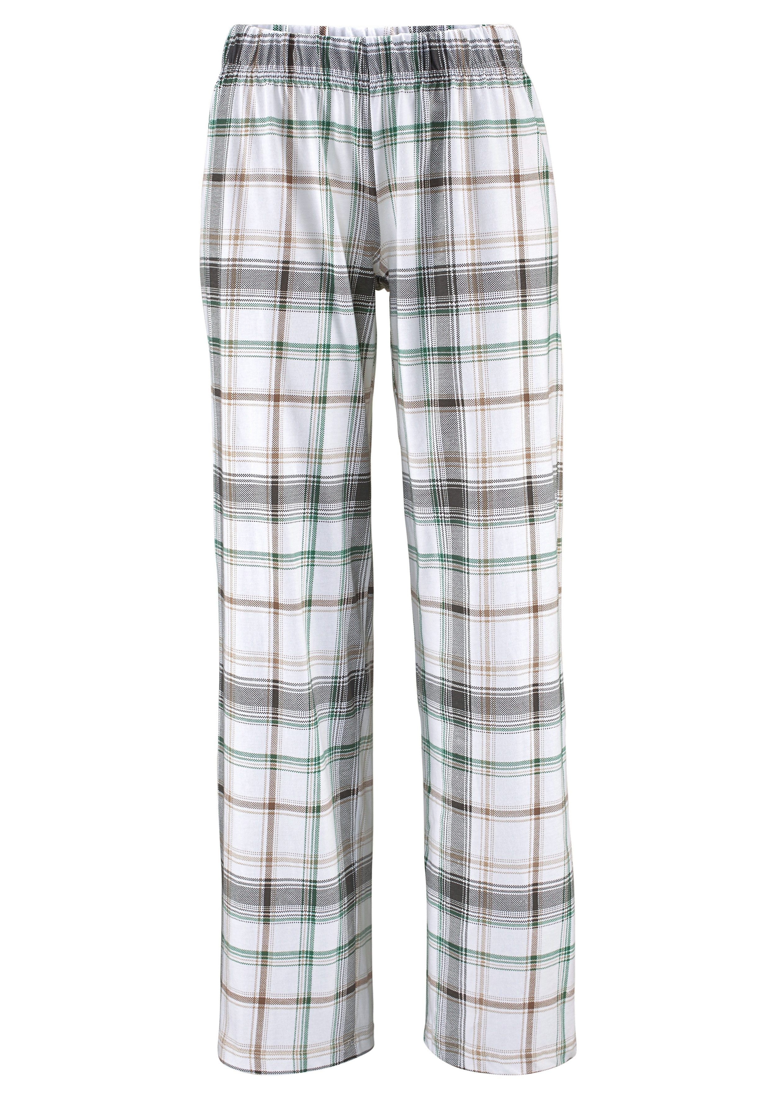 Arizona Pyjama met broek met ruitdessin (4-delig, Set van 2)