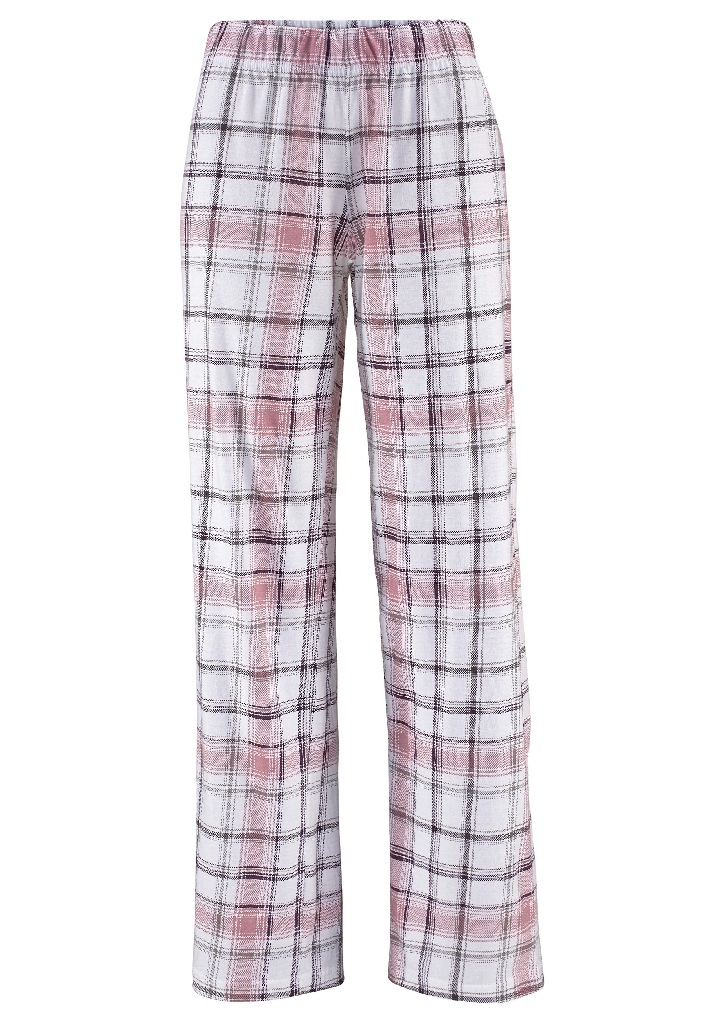 Arizona Pyjama met broek met ruitdessin (4-delig, Set van 2)