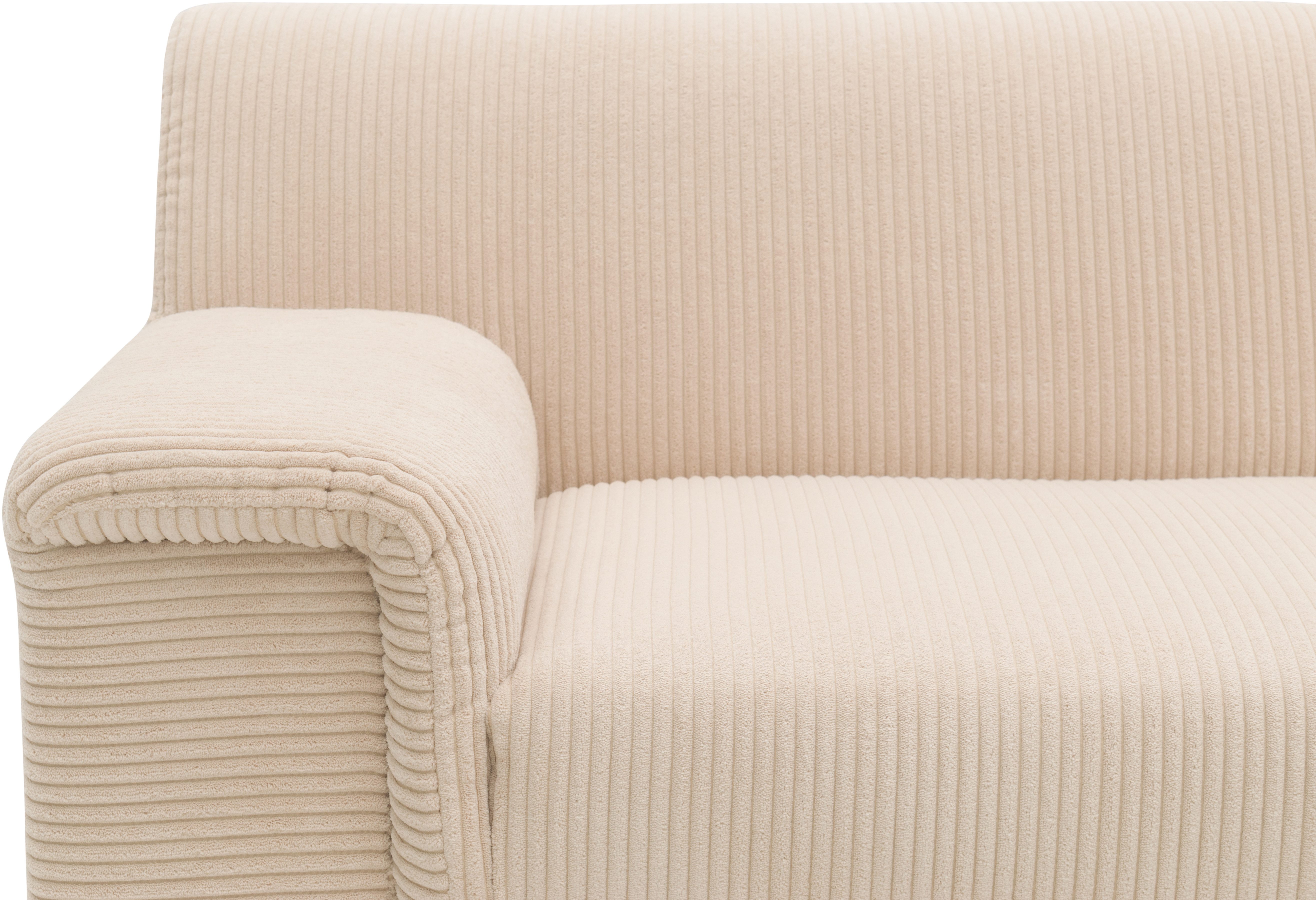 INOSIGN 2,5-zits Jamie 2 ook in Cord BxDxH: 19x/81x76 cm tijdloos, modern, met comfortabel verend systeem