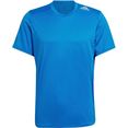 adidas performance runningshirt designed 4 running blauw