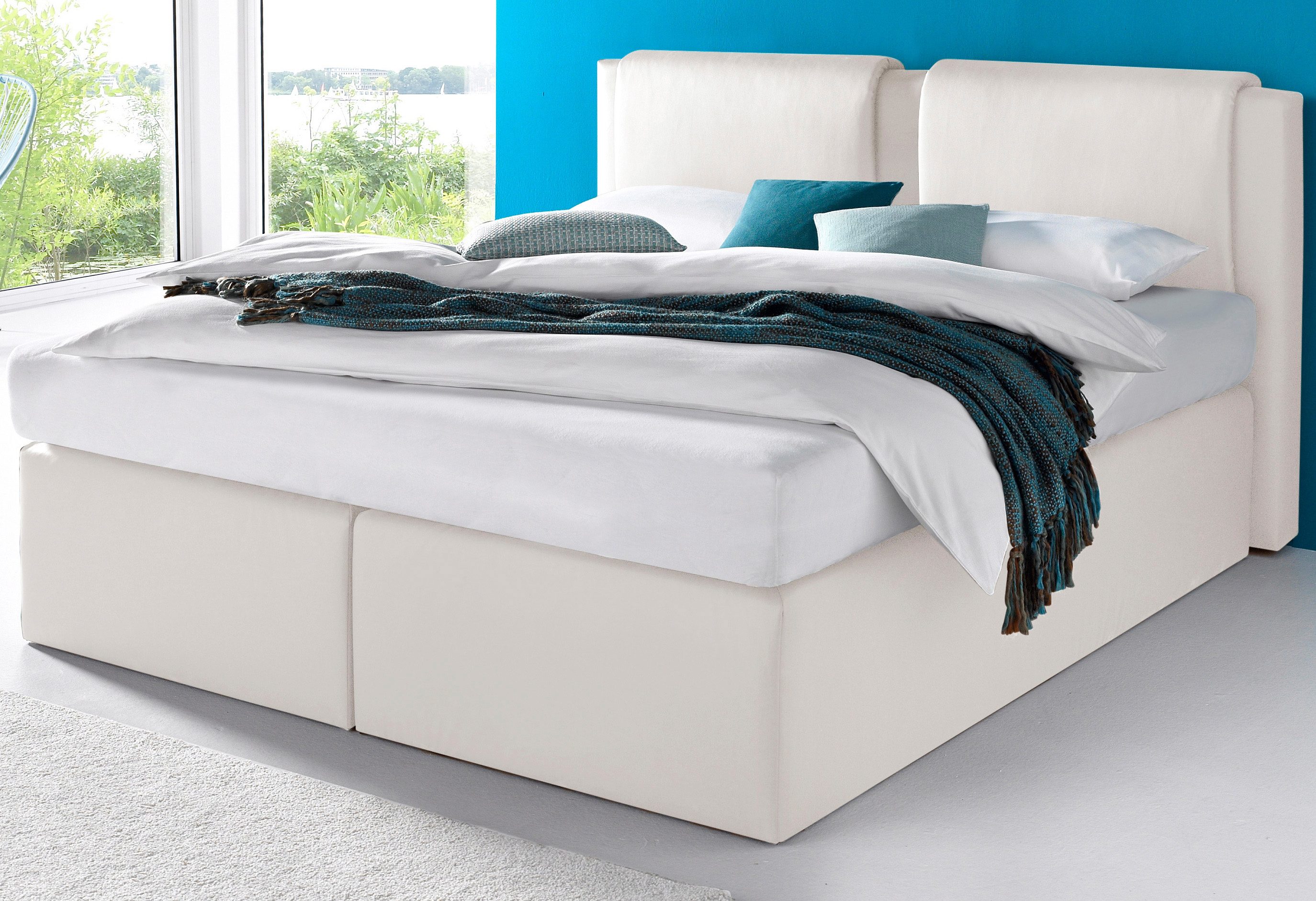 Westfalia Polsterbetten Boxspring boxsprings wit