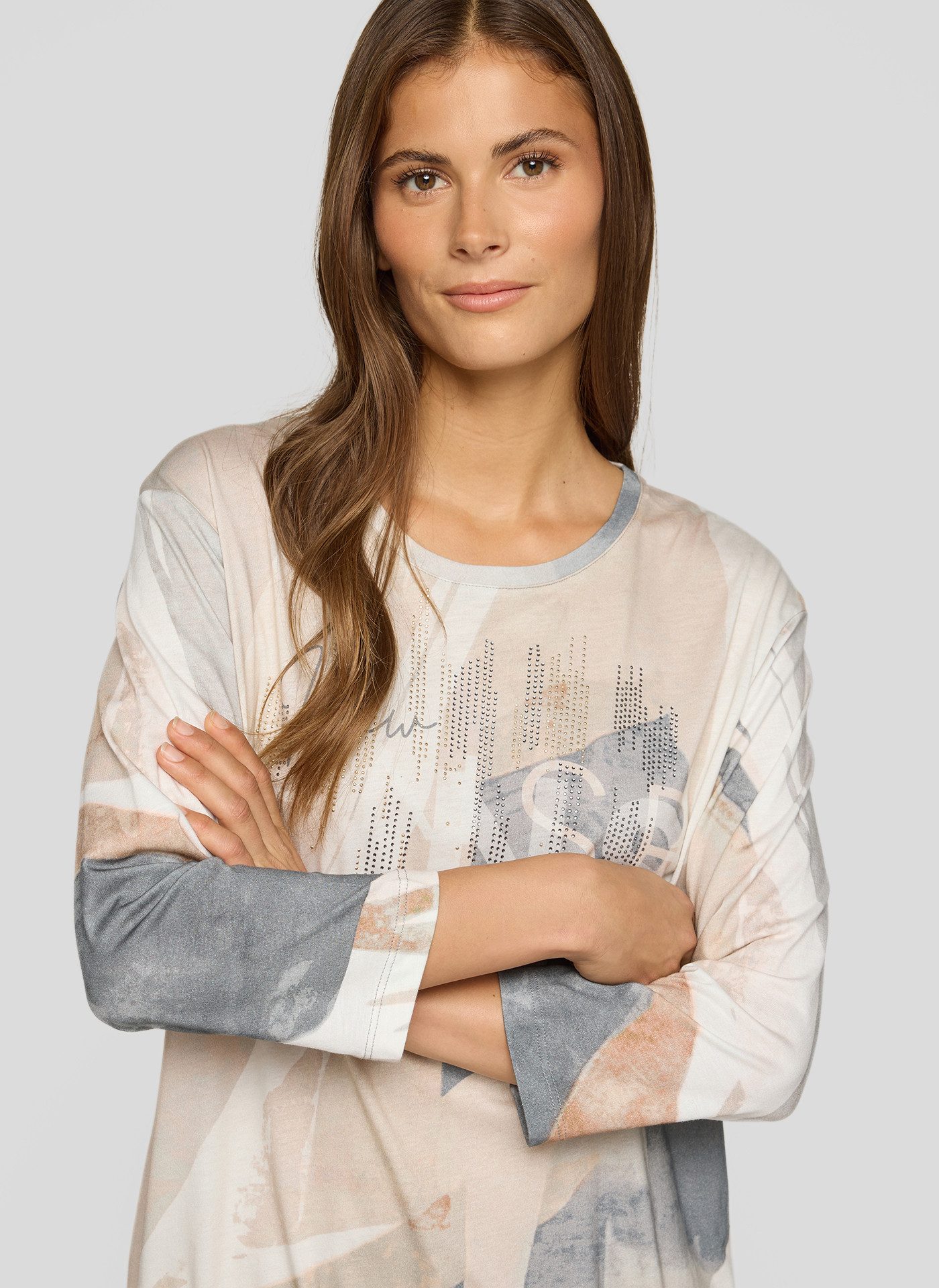 Rabe Shirt met 3/4 mouwen met print all-over